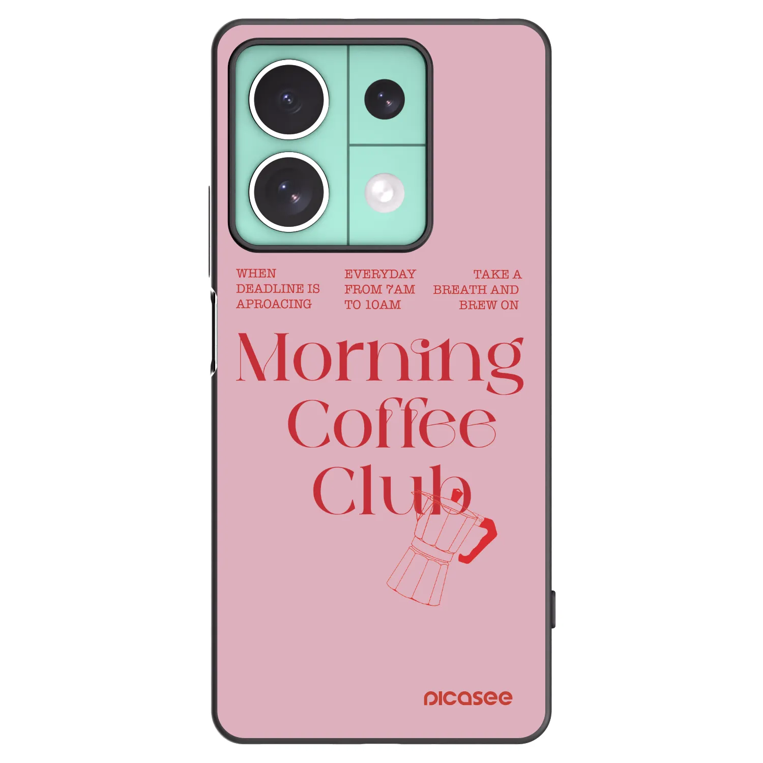 Picasee silikonový černý obal pro Xiaomi Redmi Note 13 5G - Morning