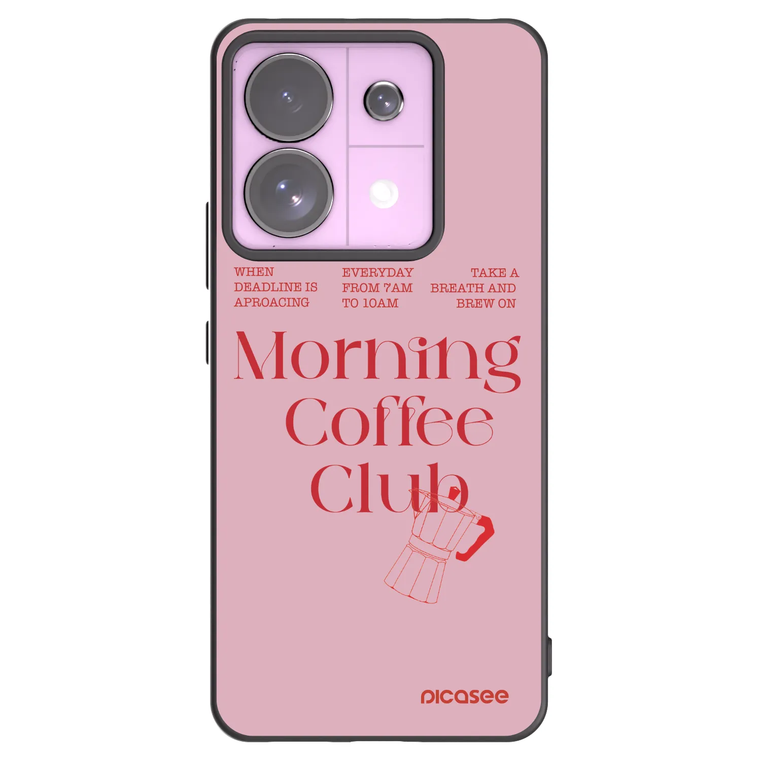 Picasee silikonový černý obal pro Xiaomi Redmi Note 13 Pro 5G - Morning