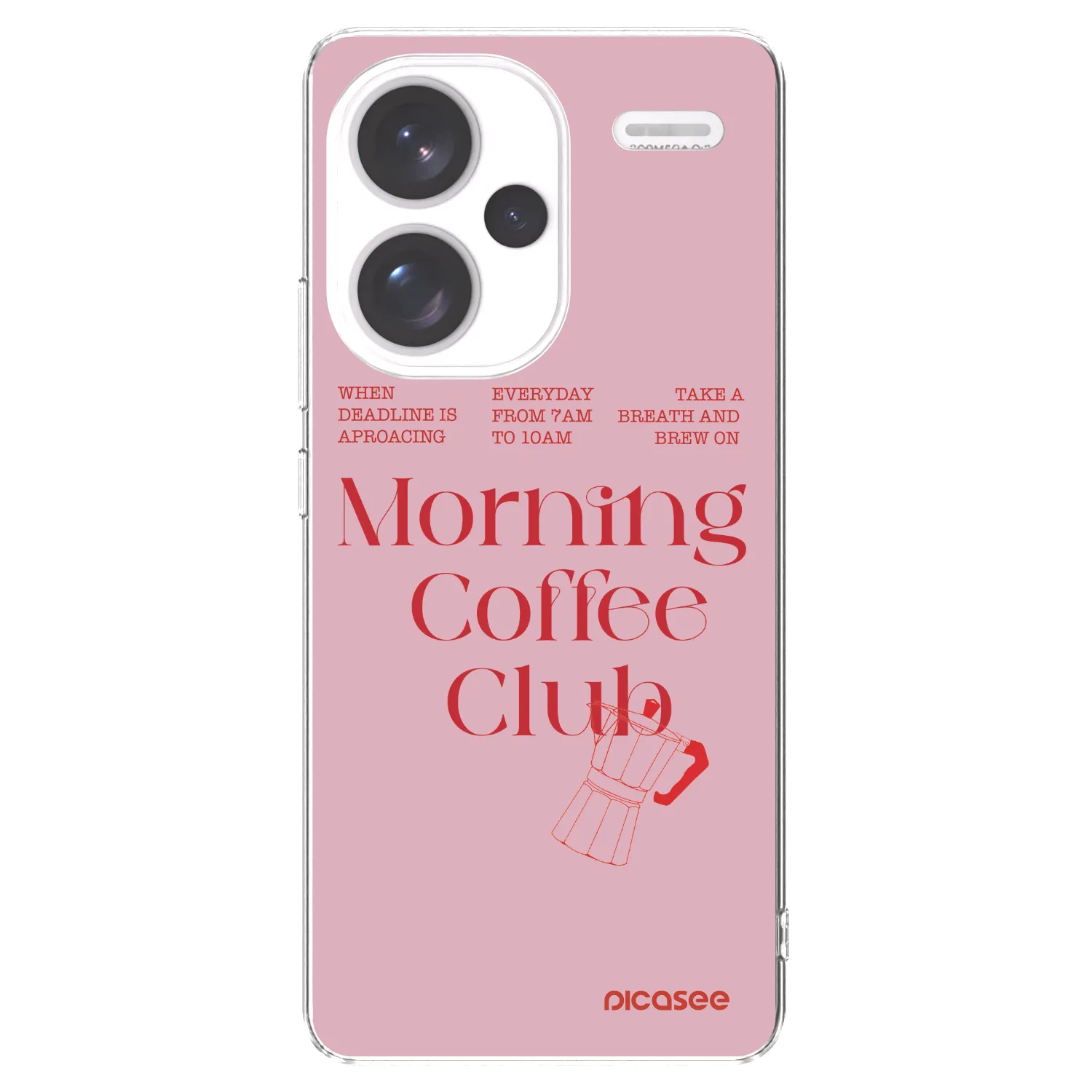 Picasee silikonový průhledný obal pro Xiaomi Redmi Note 13 Pro+ 5G - Morning