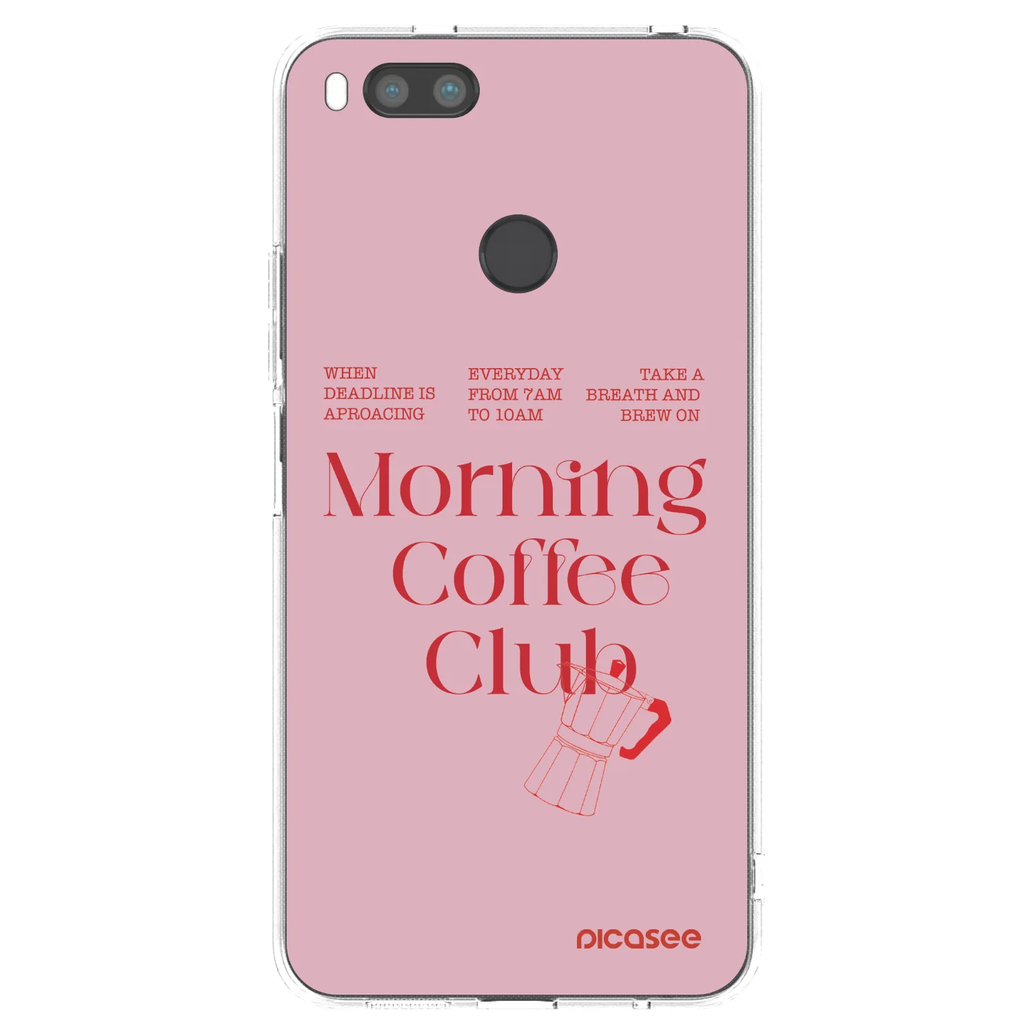 Picasee silikonový průhledný obal pro Xiaomi Mi A1 Global - Morning