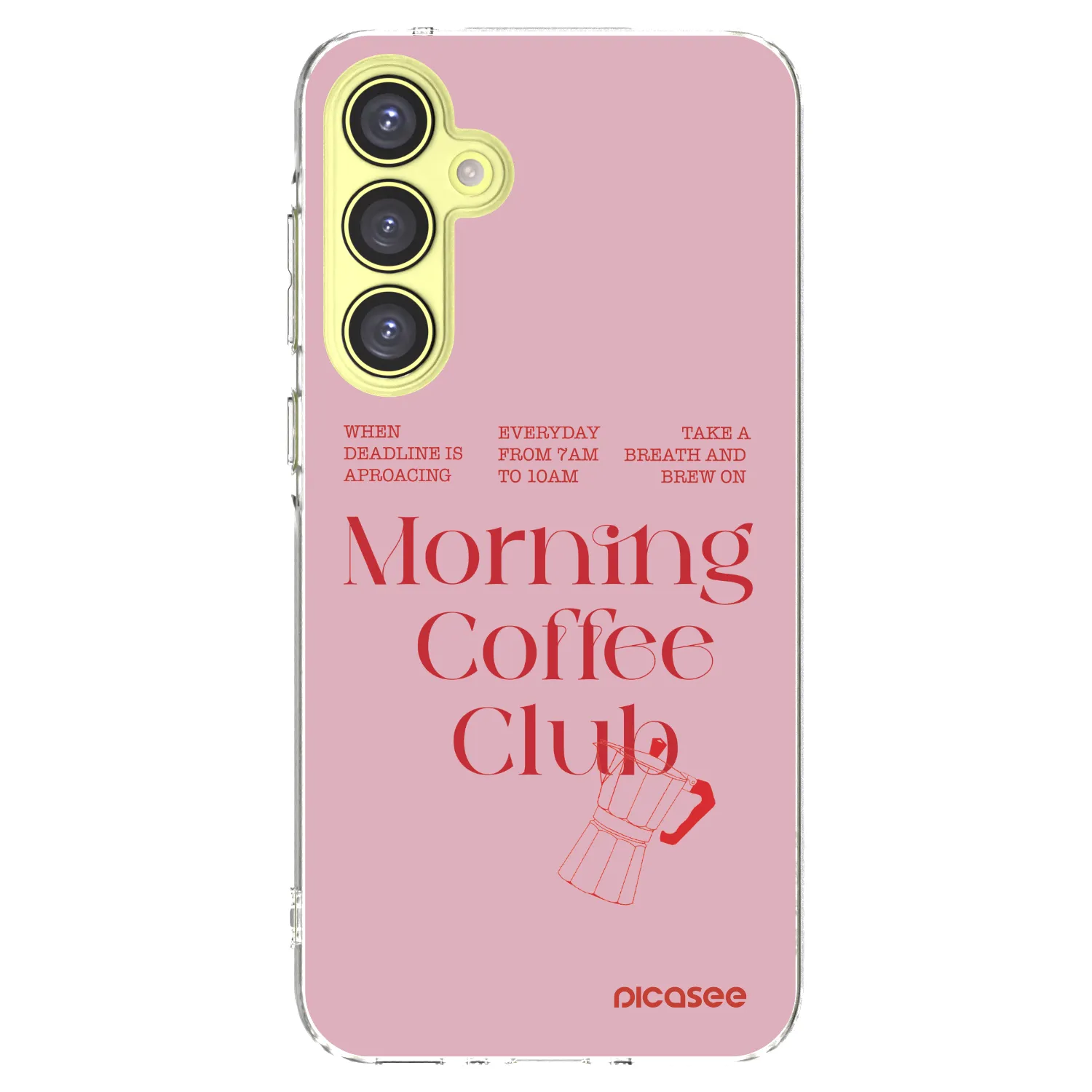 Picasee silikonový průhledný obal pro Samsung Galaxy A35 5G A356B - Morning