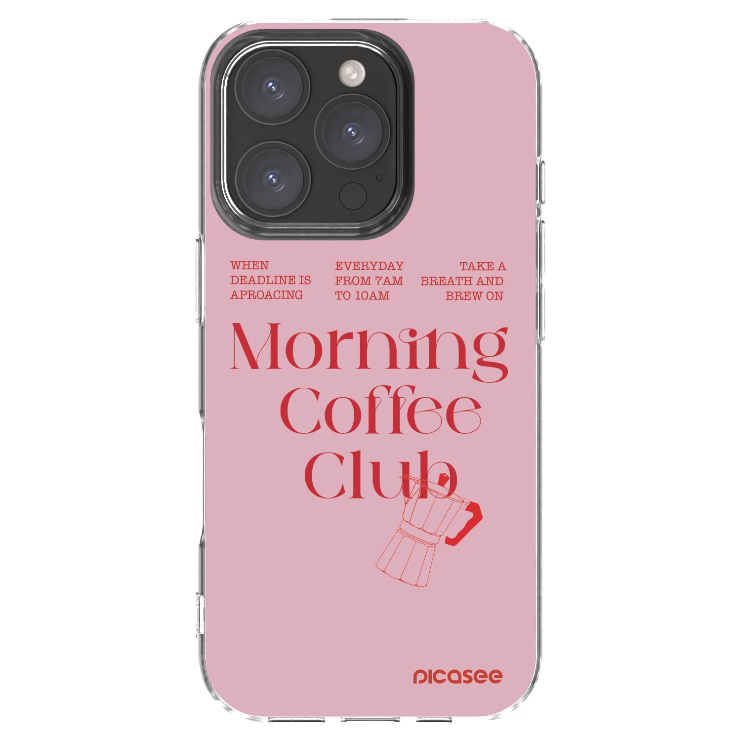 Picasee silikonový průhledný obal pro Apple iPhone 16 Pro - Morning
