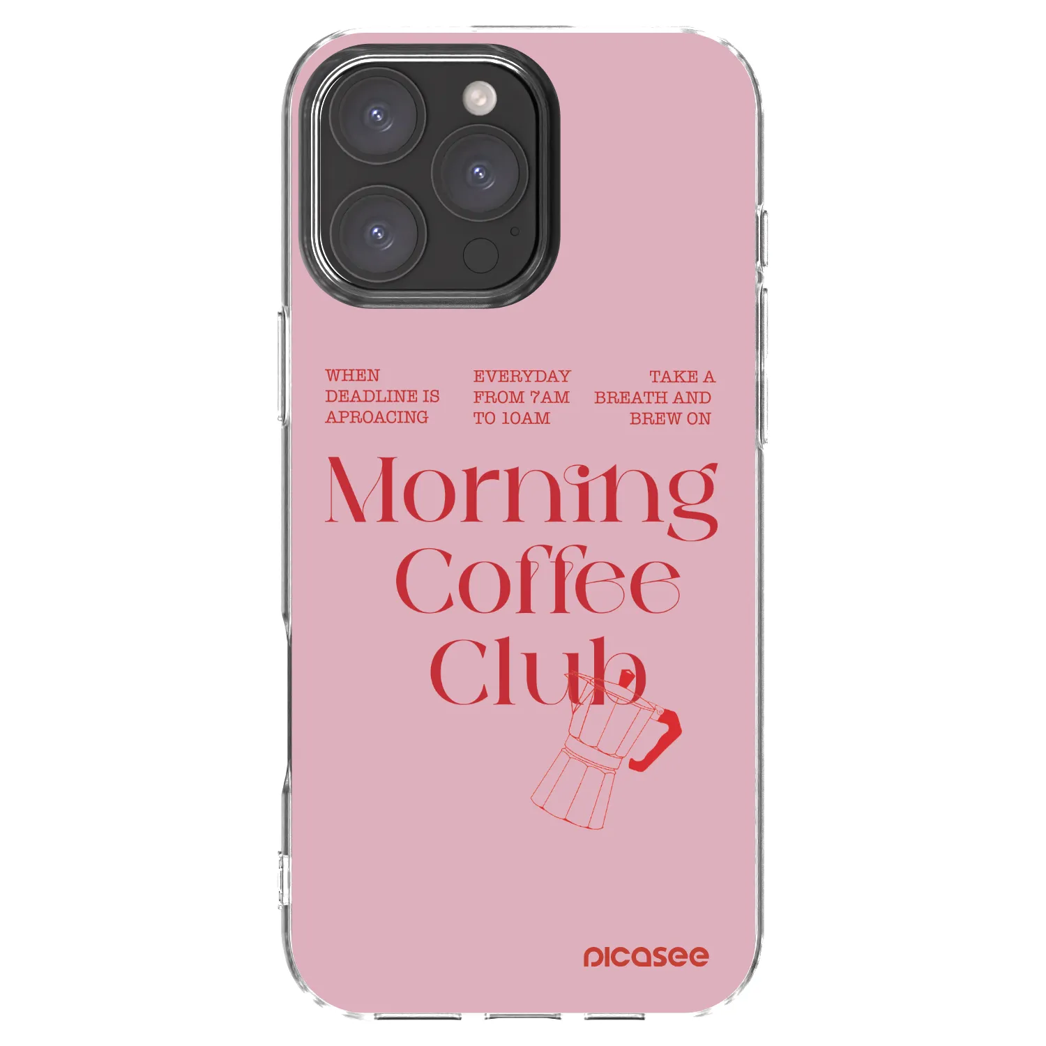 Picasee silikonový průhledný obal pro Apple iPhone 16 Pro Max - Morning