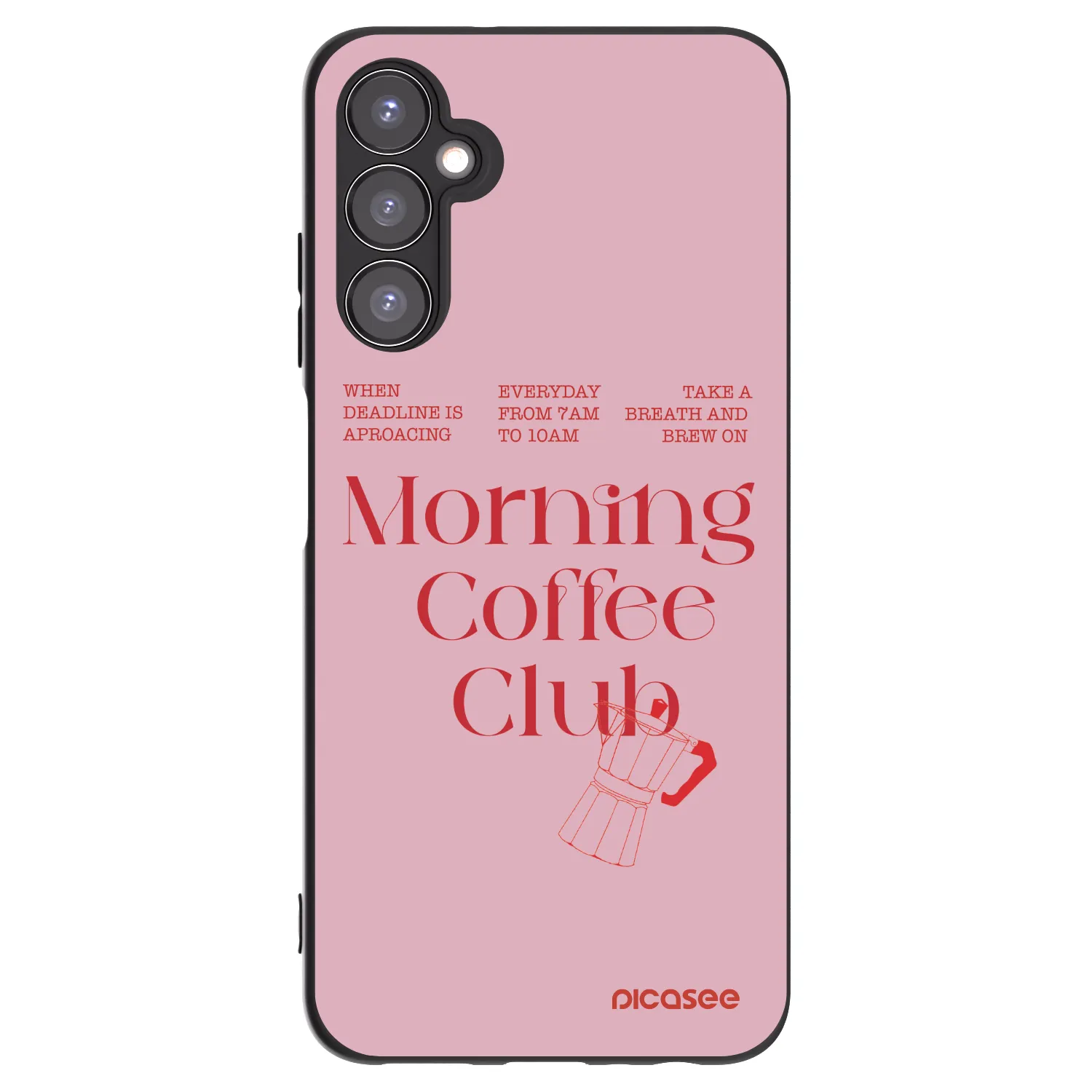 Picasee silikonový černý obal pro Samsung Galaxy A05s A057G - Morning