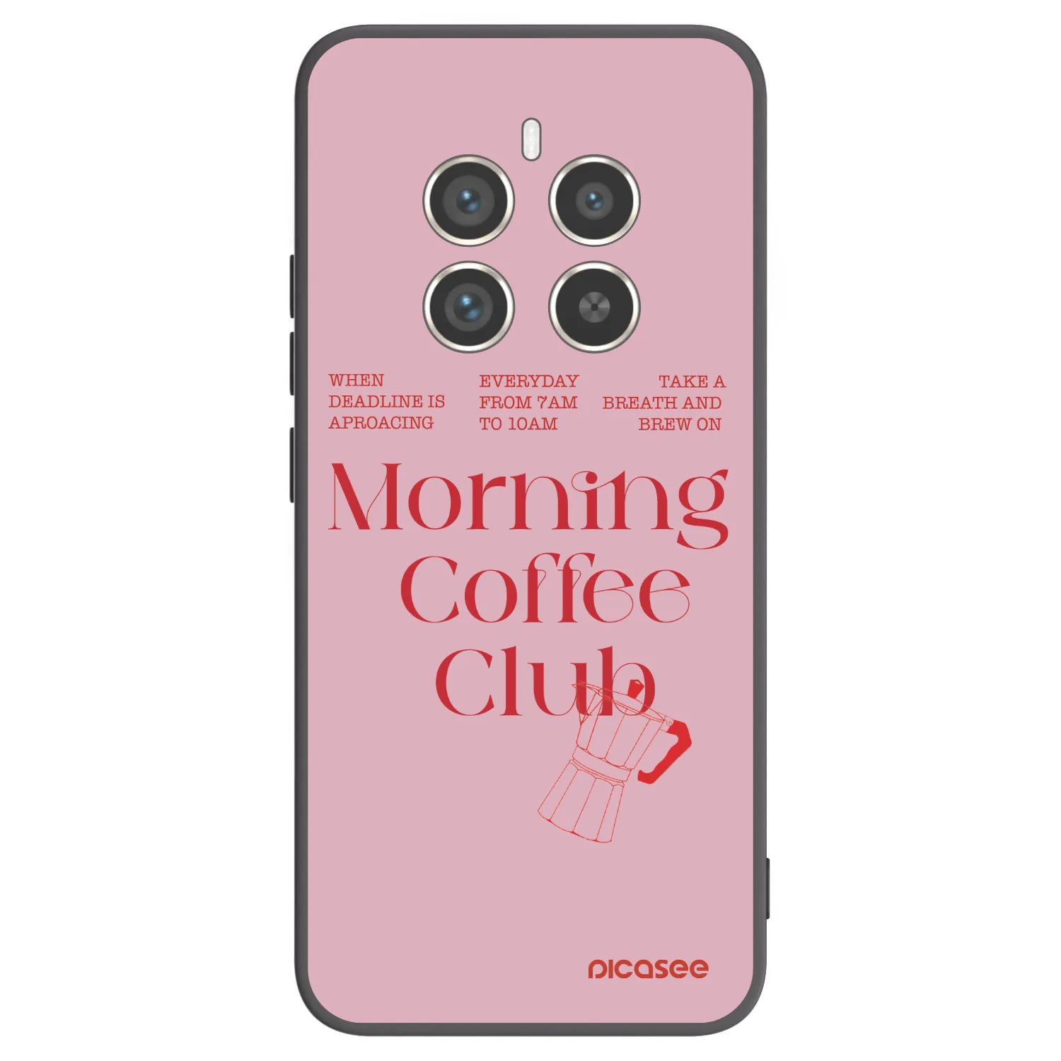 Picasee silikonový černý obal pro Realme 12 Pro 5G - Morning