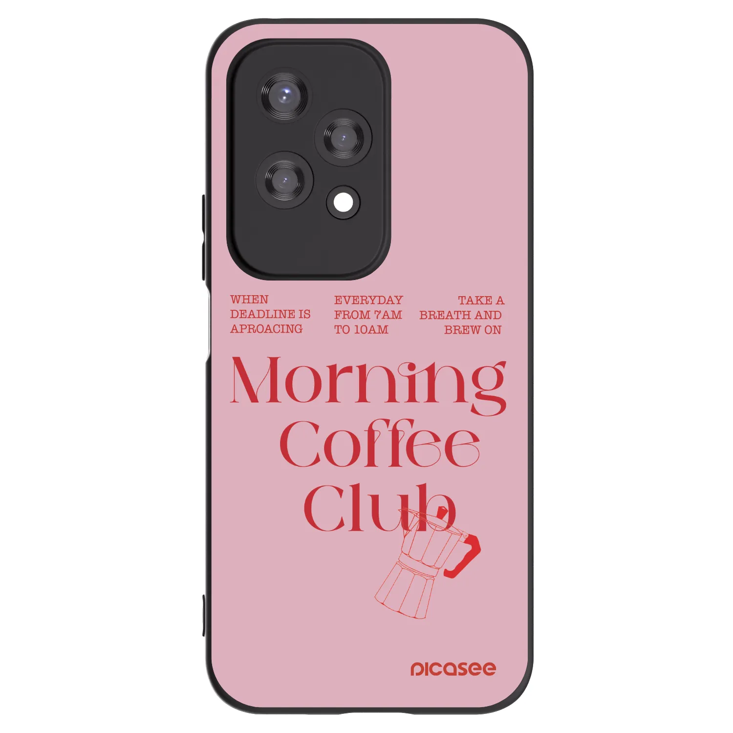 Picasee silikonový černý obal pro Honor 200 Lite - Morning