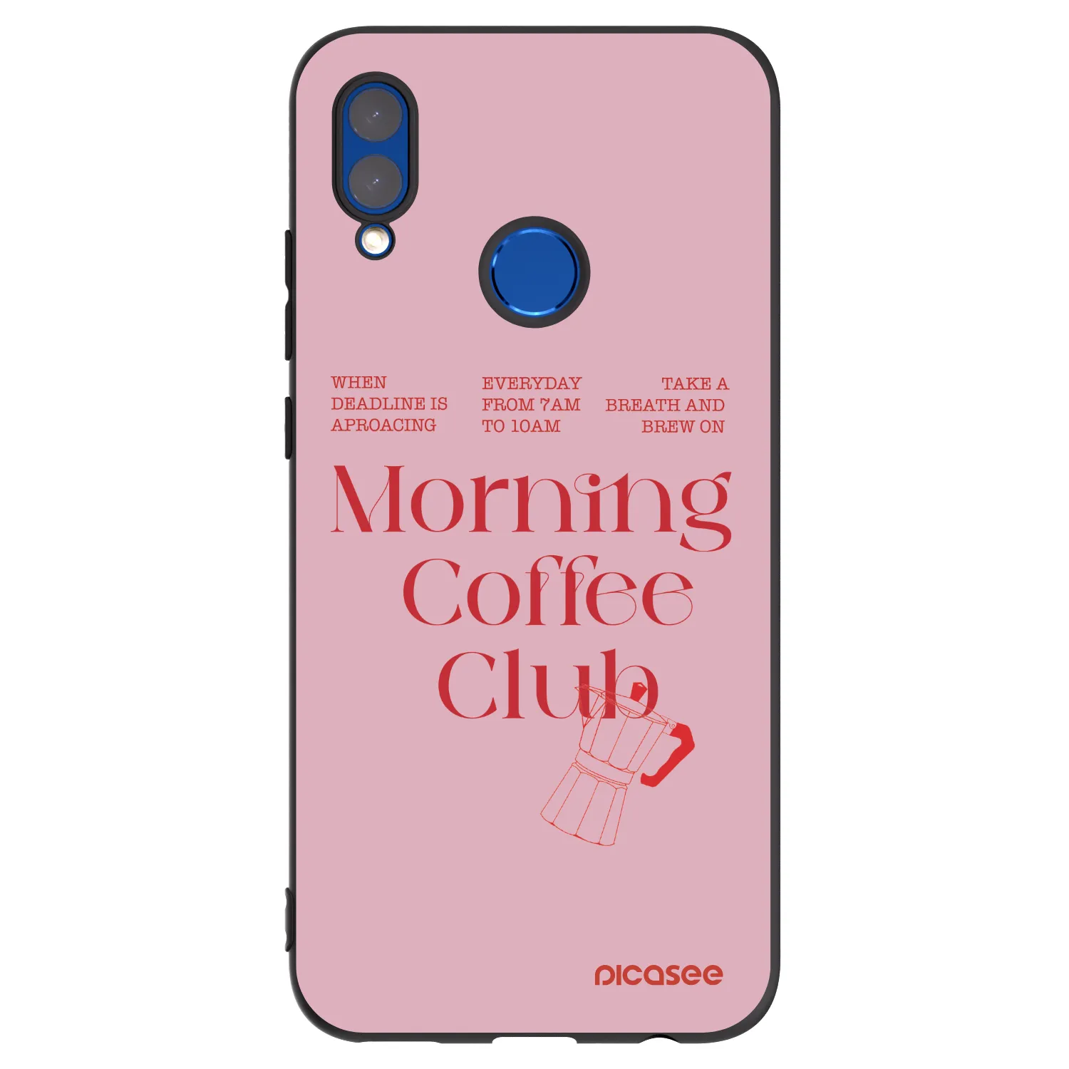 Picasee silikonový černý obal pro Honor 10 Lite - Morning