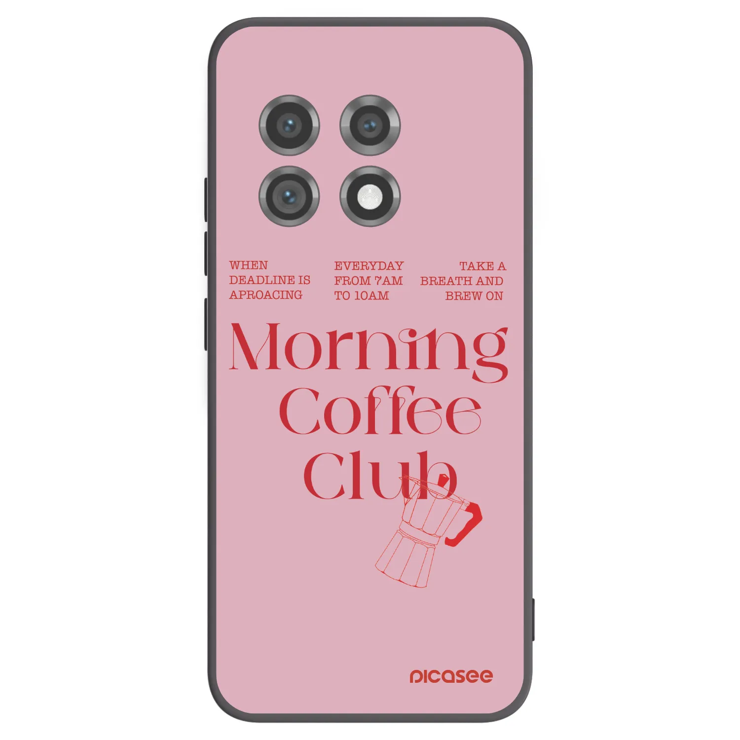 Picasee silikonový černý obal pro OnePlus 11 5G - Morning