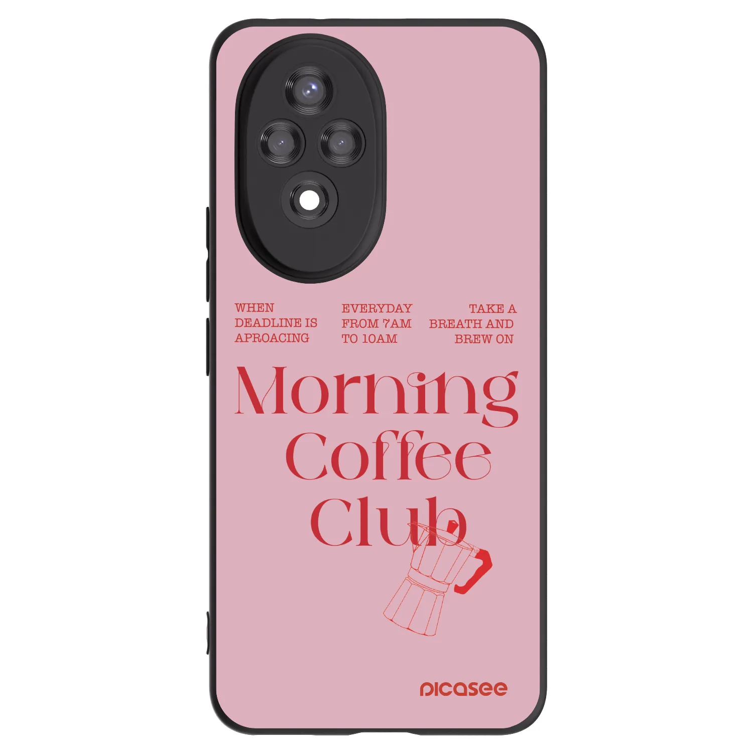 Picasee silikonový černý obal pro Honor 200 Pro 5G - Morning