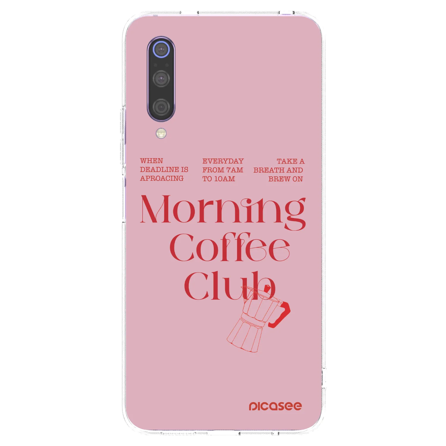 Picasee silikonový průhledný obal pro Xiaomi Mi 9 - Morning
