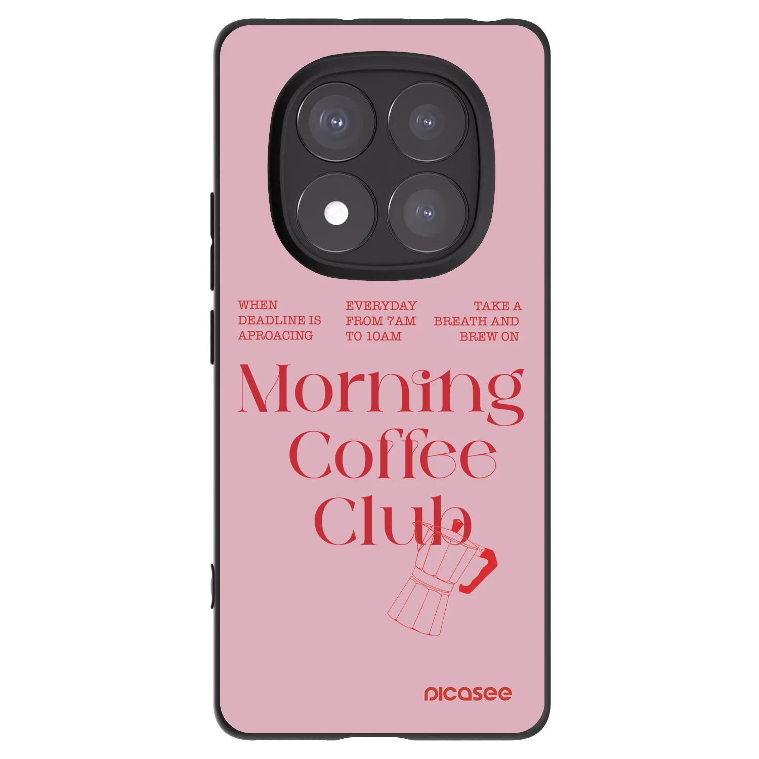 Picasee silikonový černý obal pro Xiaomi Redmi Note 14 Pro+ 5G - Morning