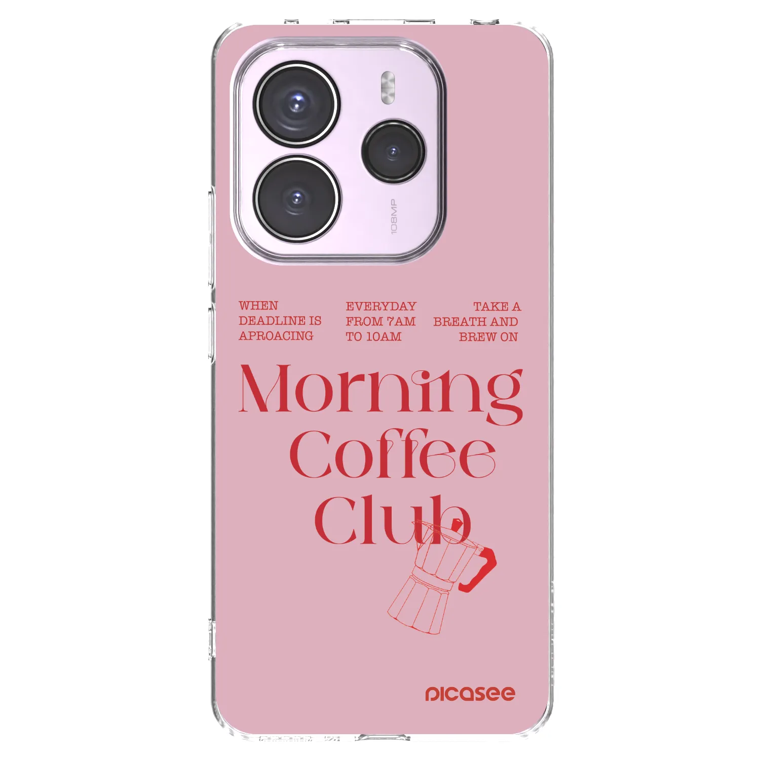 Picasee silikonový průhledný obal pro Xiaomi Redmi Note 14 5G - Morning