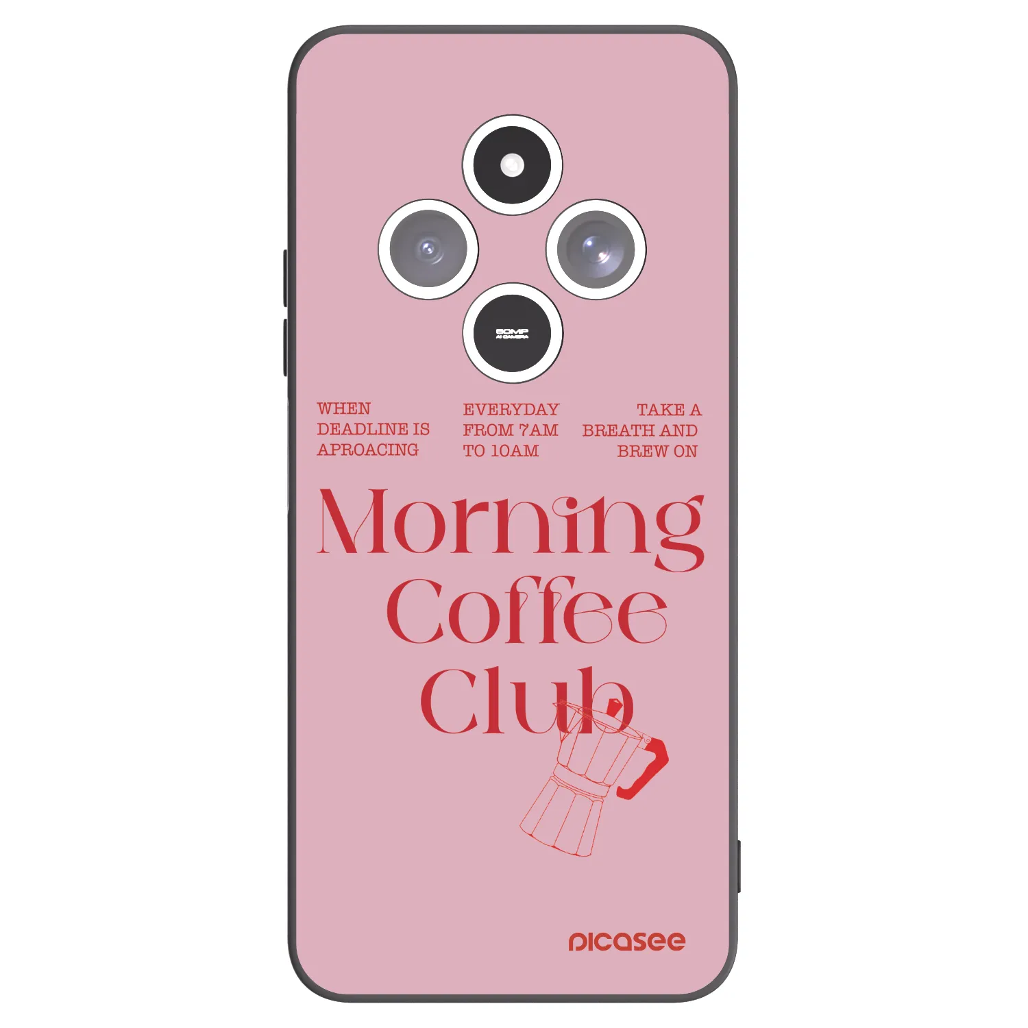 Picasee silikonový černý obal pro Xiaomi Redmi 14C - Morning