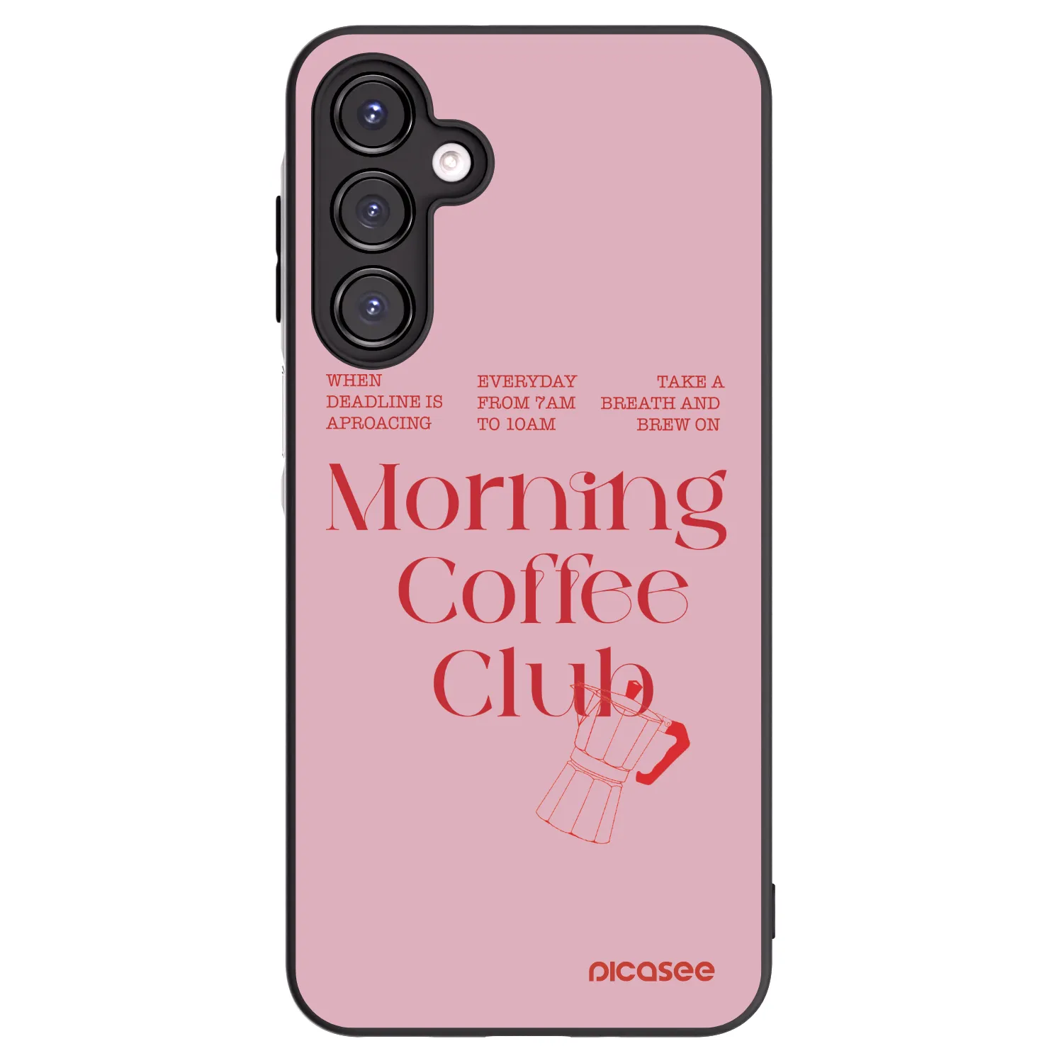 Picasee silikonový černý obal pro Samsung Galaxy A16 5G - Morning