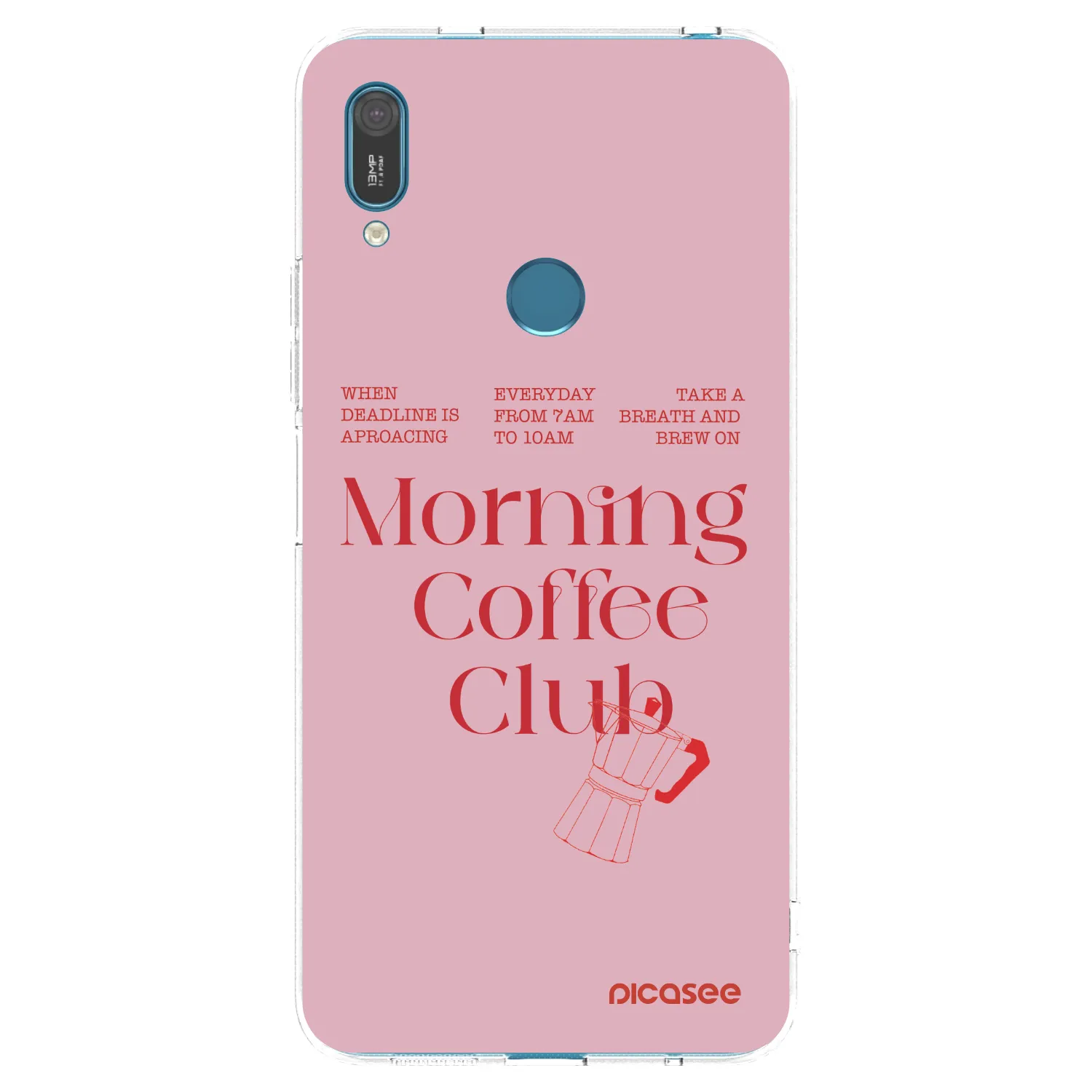 Picasee silikonový průhledný obal pro Huawei Y7 2019 - Morning