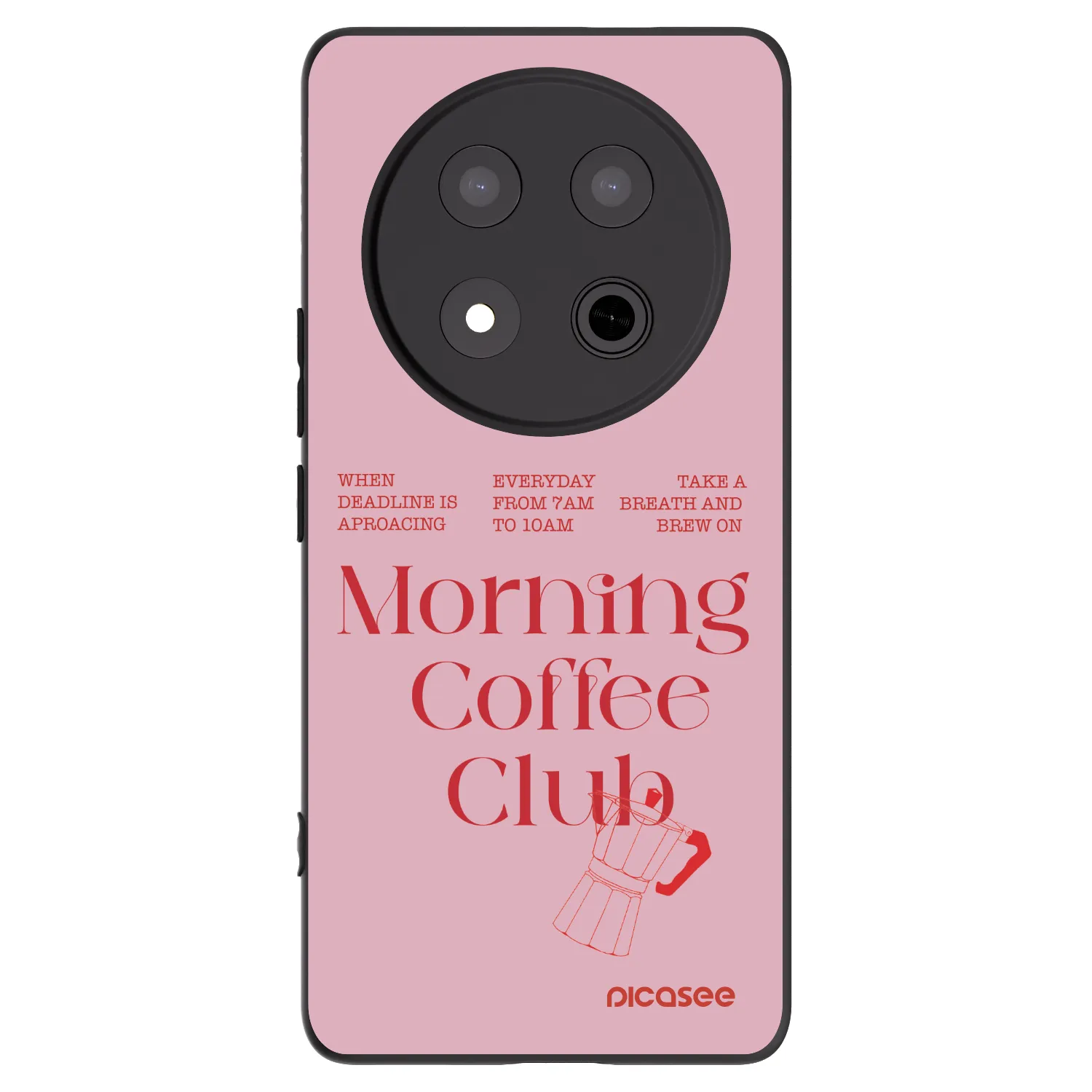 Picasee silikonový černý obal pro Honor Magic7 Lite 5G - Morning