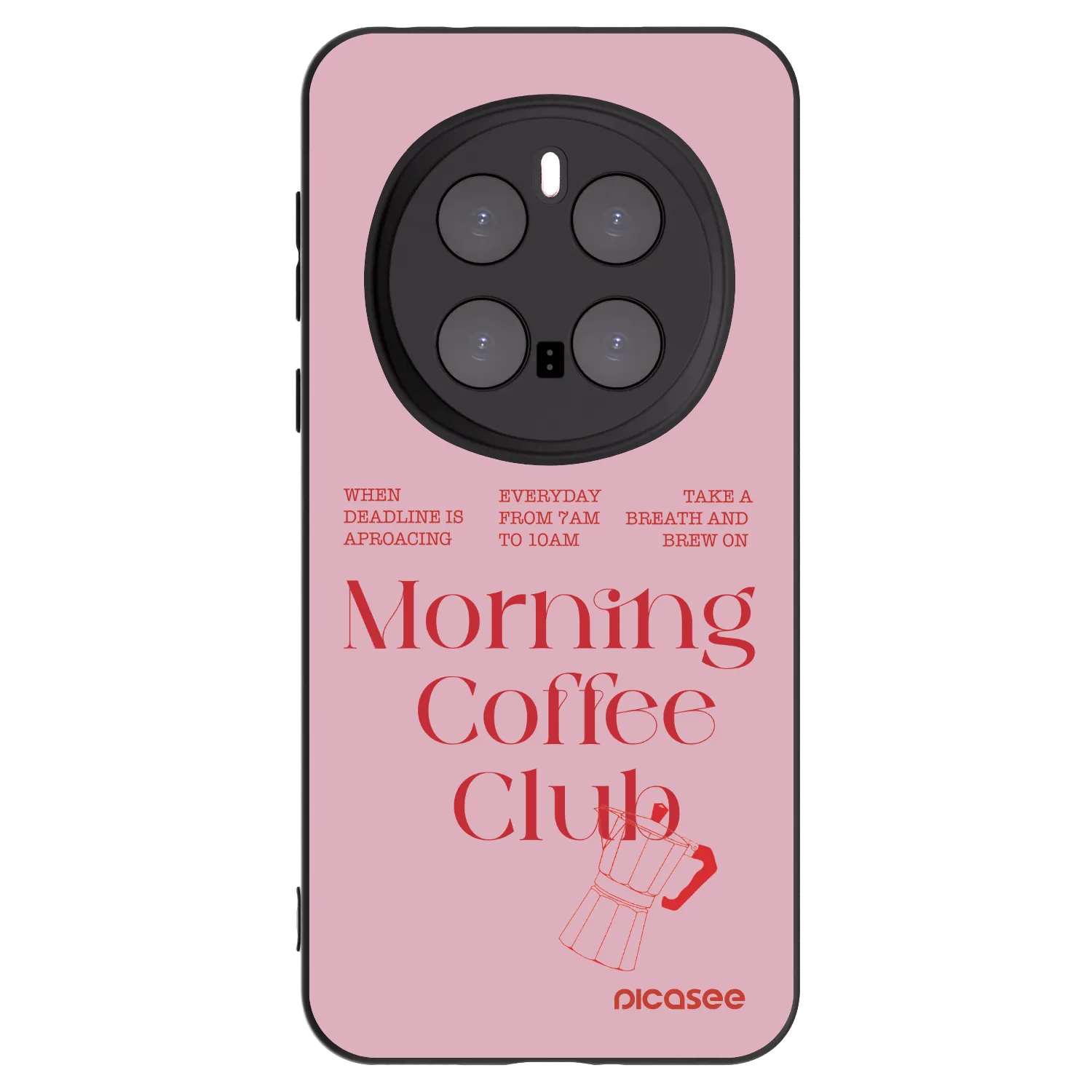 Picasee silikonový černý obal pro Honor Magic7 Pro 5G - Morning