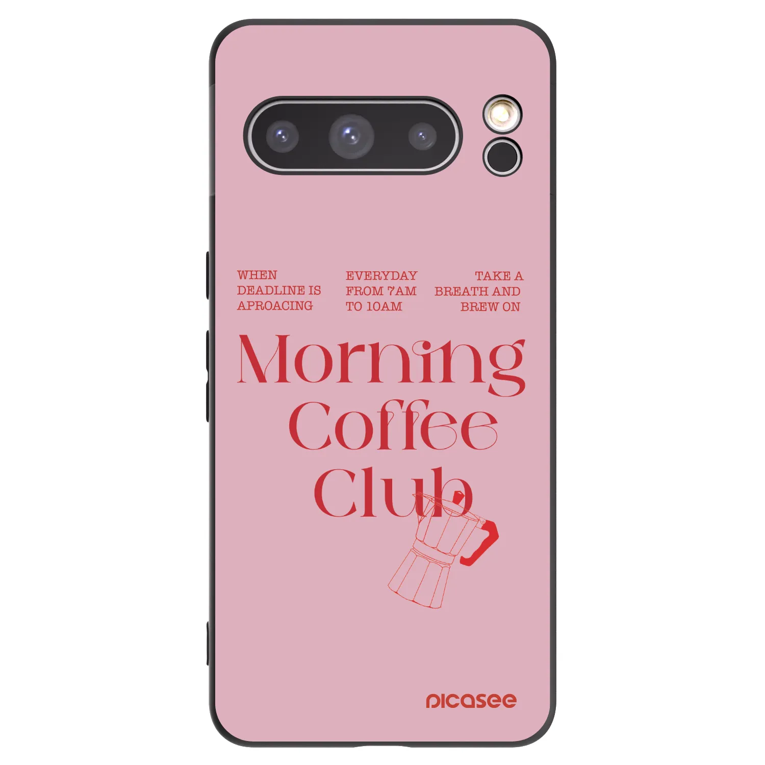 Picasee silikonový černý obal pro Google Pixel 8 Pro - Morning