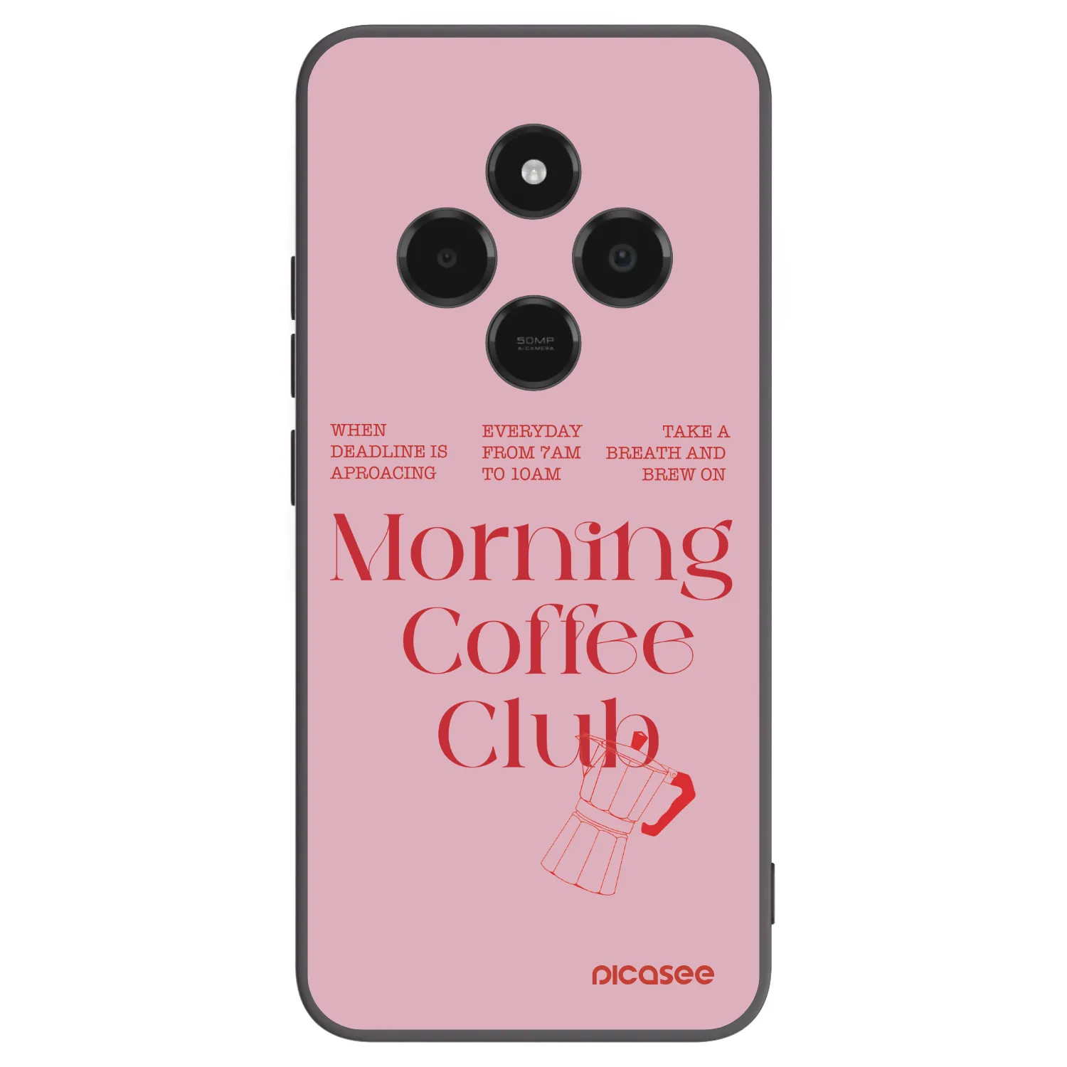 Picasee silikonový černý obal pro Xiaomi Poco C75 - Morning