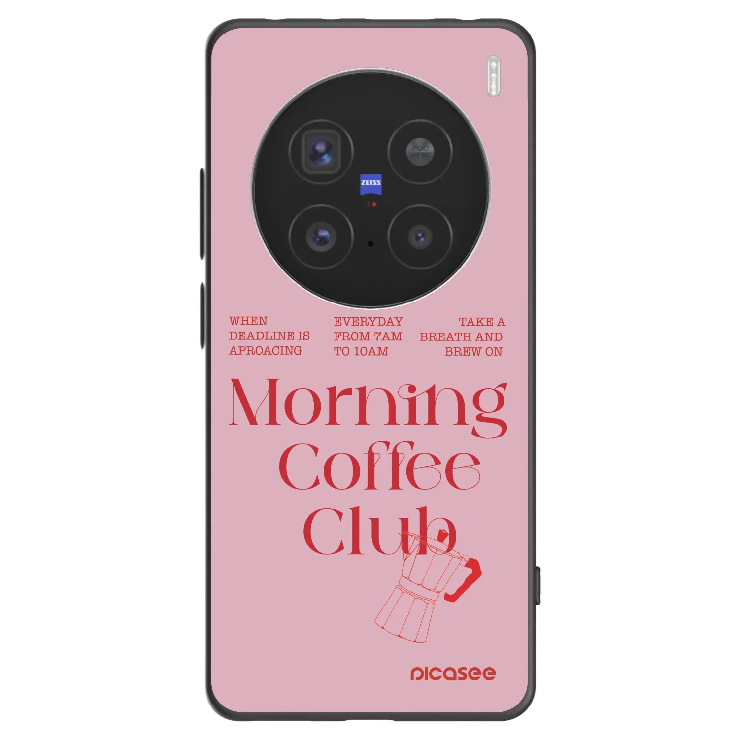 Picasee silikonový černý obal pro Vivo X200 Pro - Morning