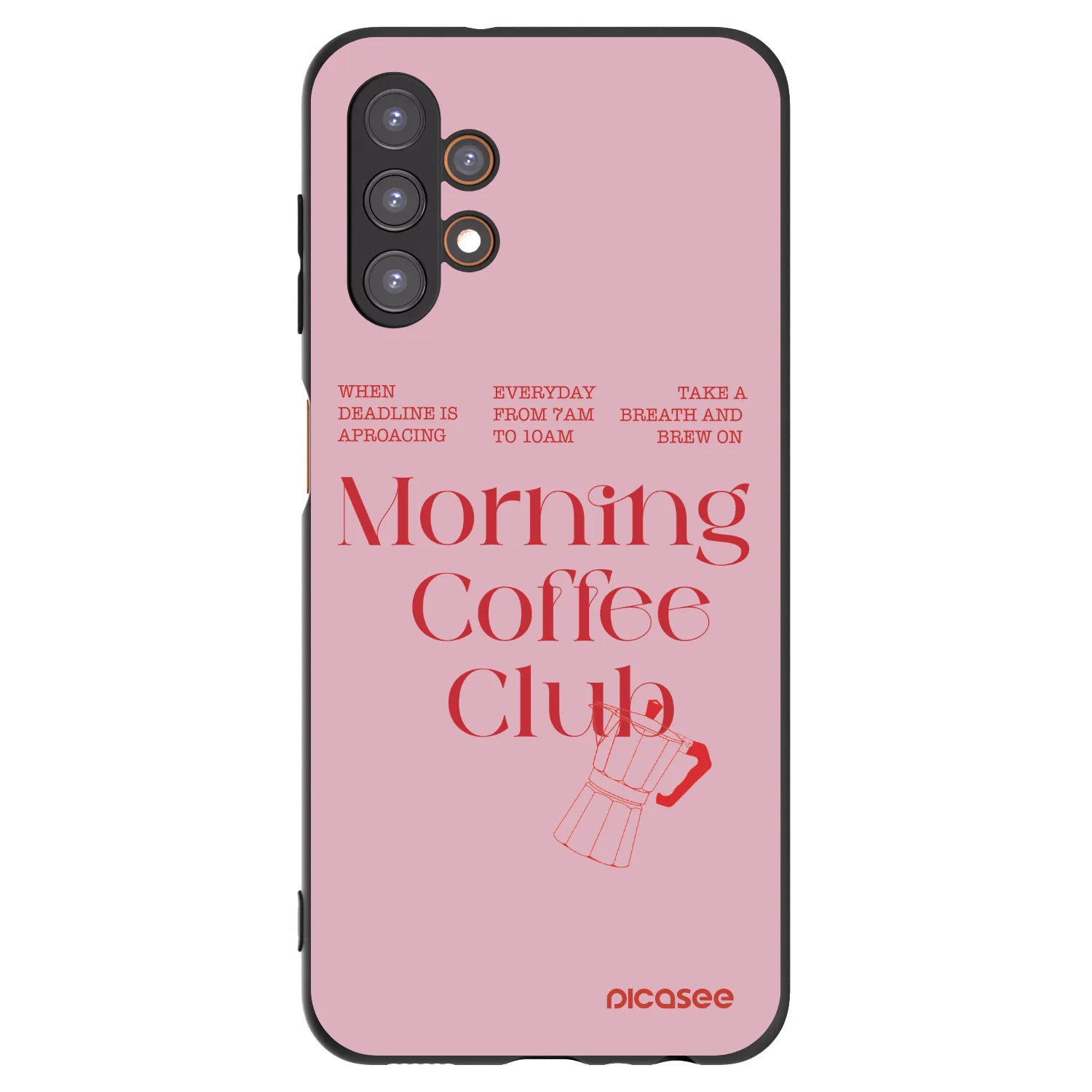 Picasee silikonový černý obal pro Samsung Galaxy A13 5G - Morning