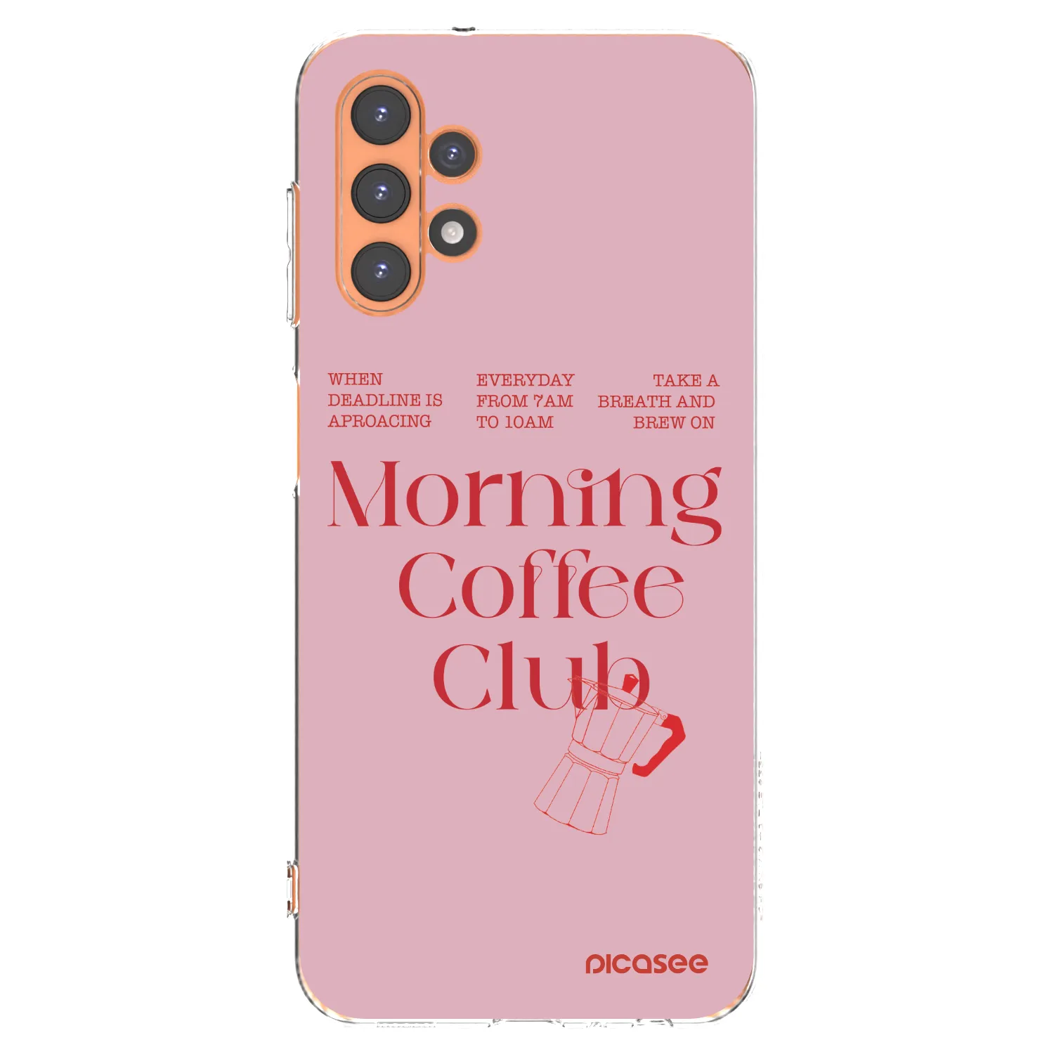 Picasee silikonový průhledný obal pro Samsung Galaxy A13 5G - Morning
