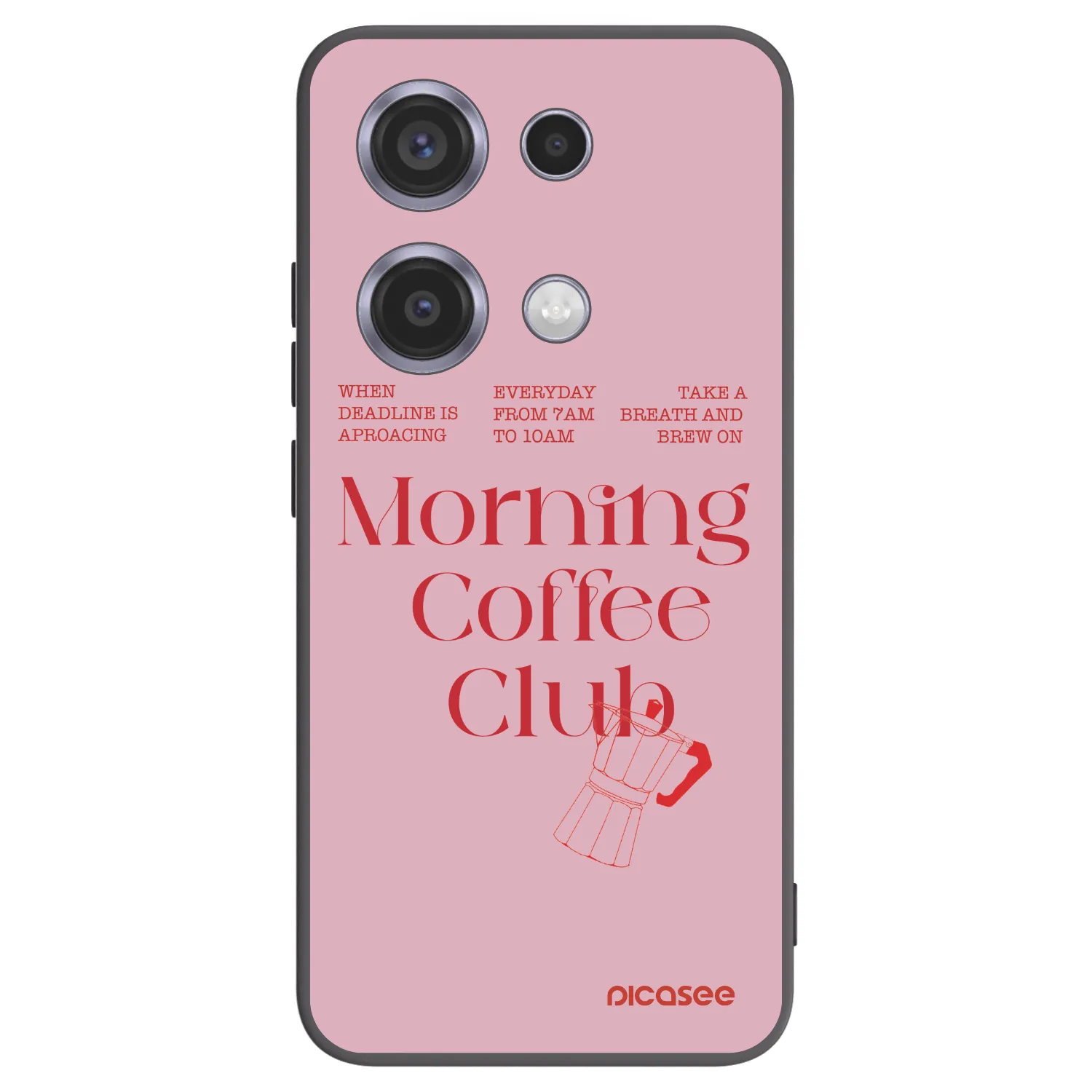 Picasee silikonový černý obal pro Xiaomi Redmi Note 14S - Morning