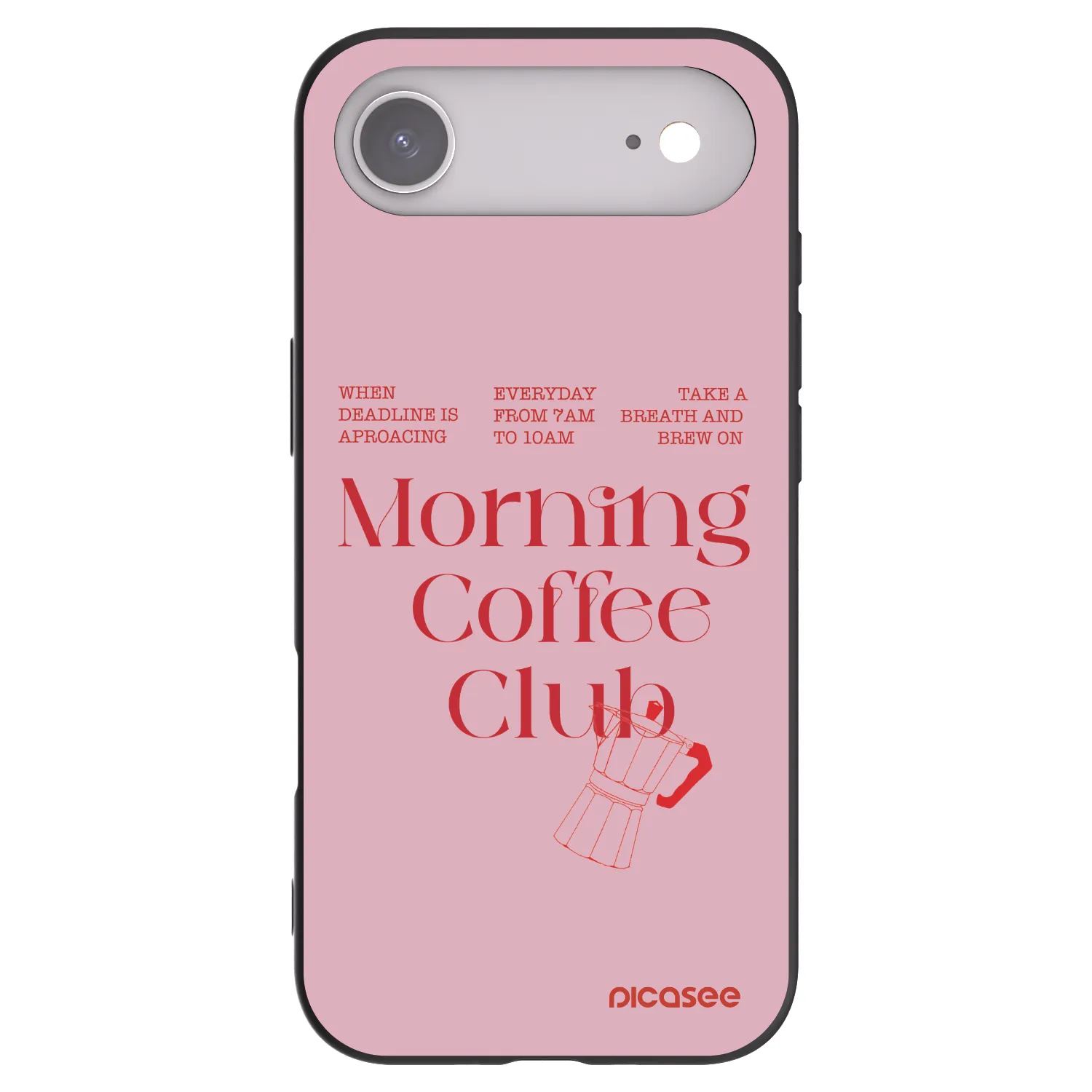 Picasee silikonový černý obal pro Apple iPhone Air - Morning