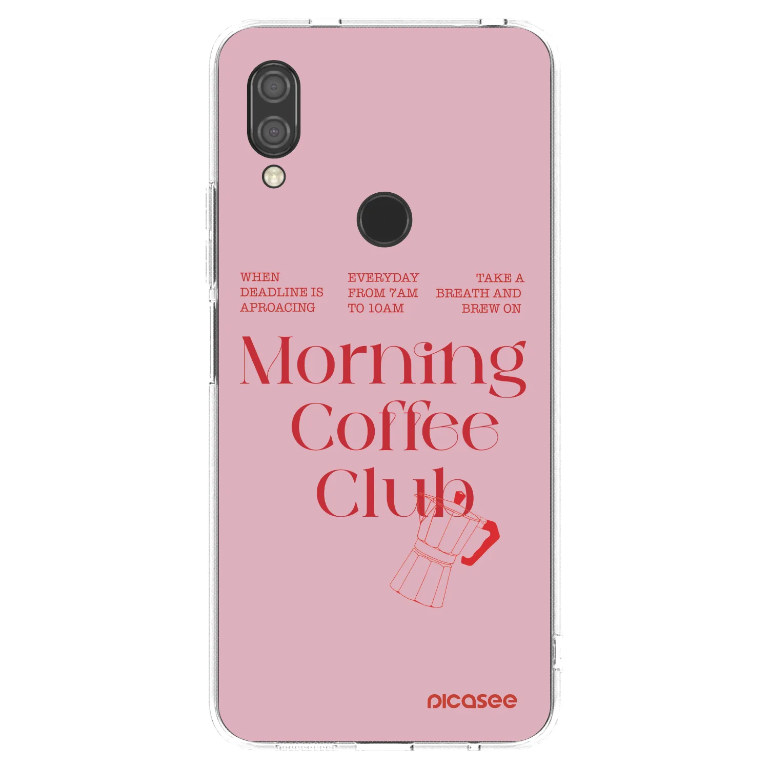 Picasee silikonový průhledný obal pro Xiaomi Redmi 7 - Morning