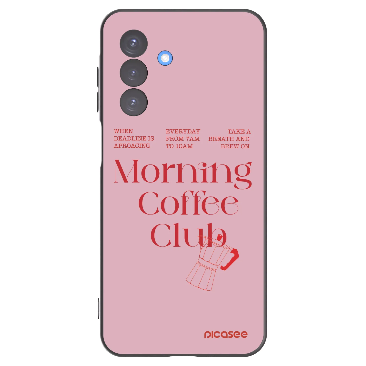 Picasee silikonový černý obal pro Samsung Galaxy A17 5G - Morning