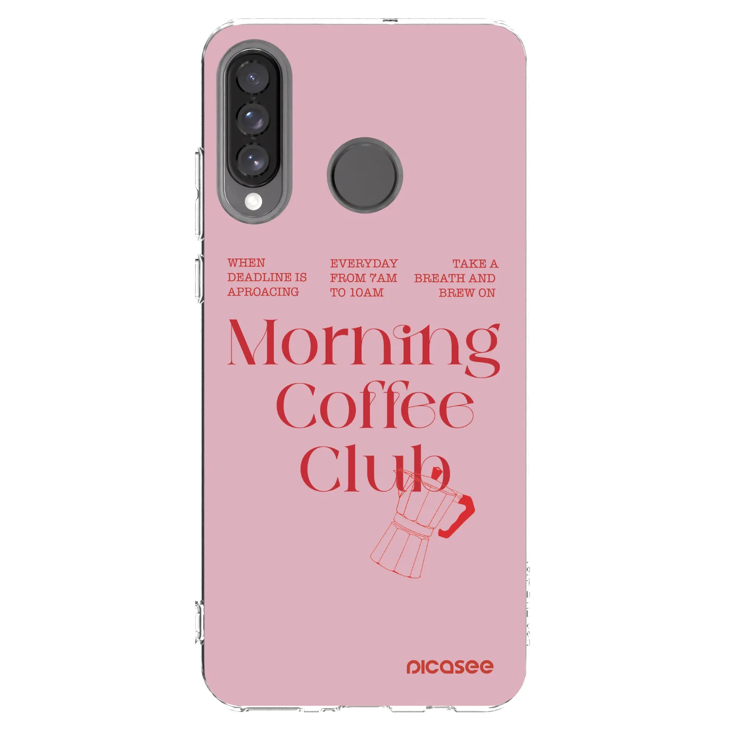 Picasee silikonový průhledný obal pro Huawei P30 Lite - Morning