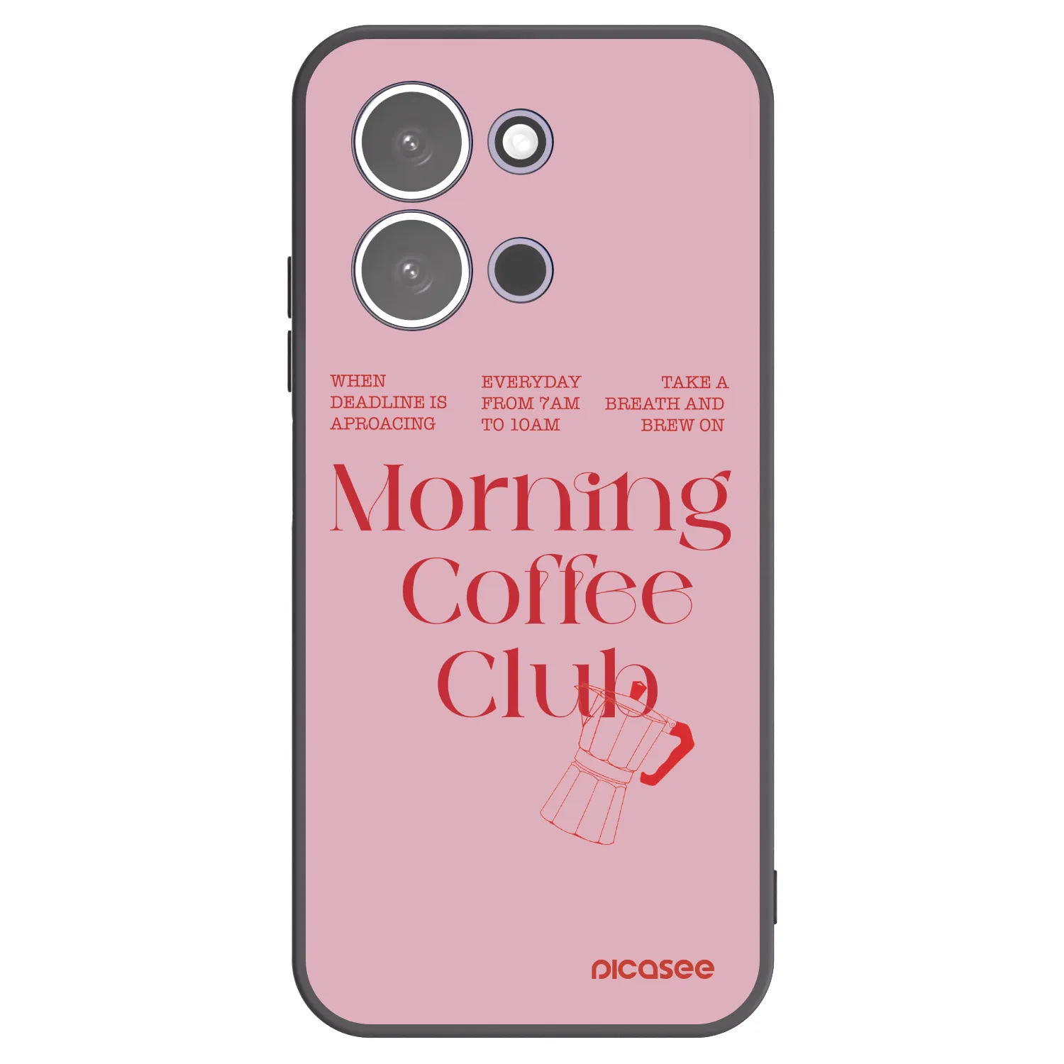Picasee silikonový černý obal pro Xiaomi Redmi 15C 5G - Morning