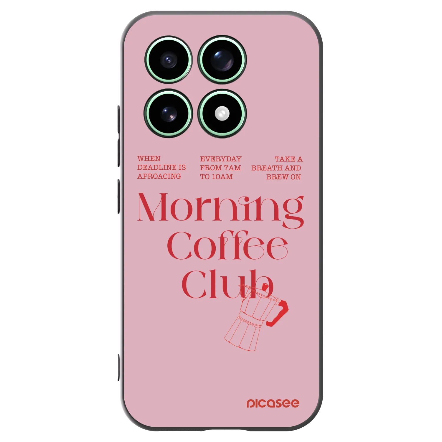 Picasee silikonový černý obal pro Xiaomi 17 - Morning