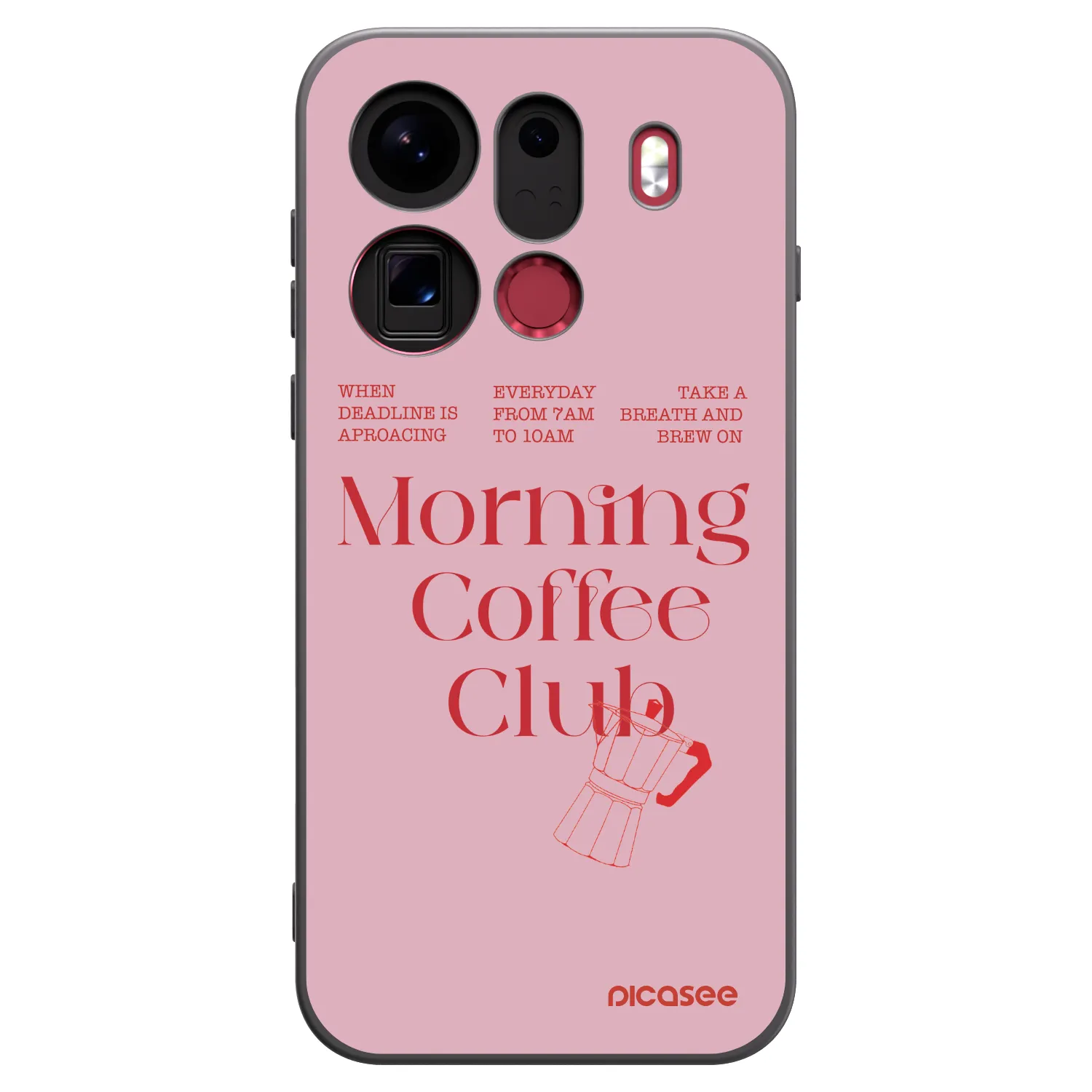 Picasee silikonový černý obal pro OPPO Find X9 Pro - Morning