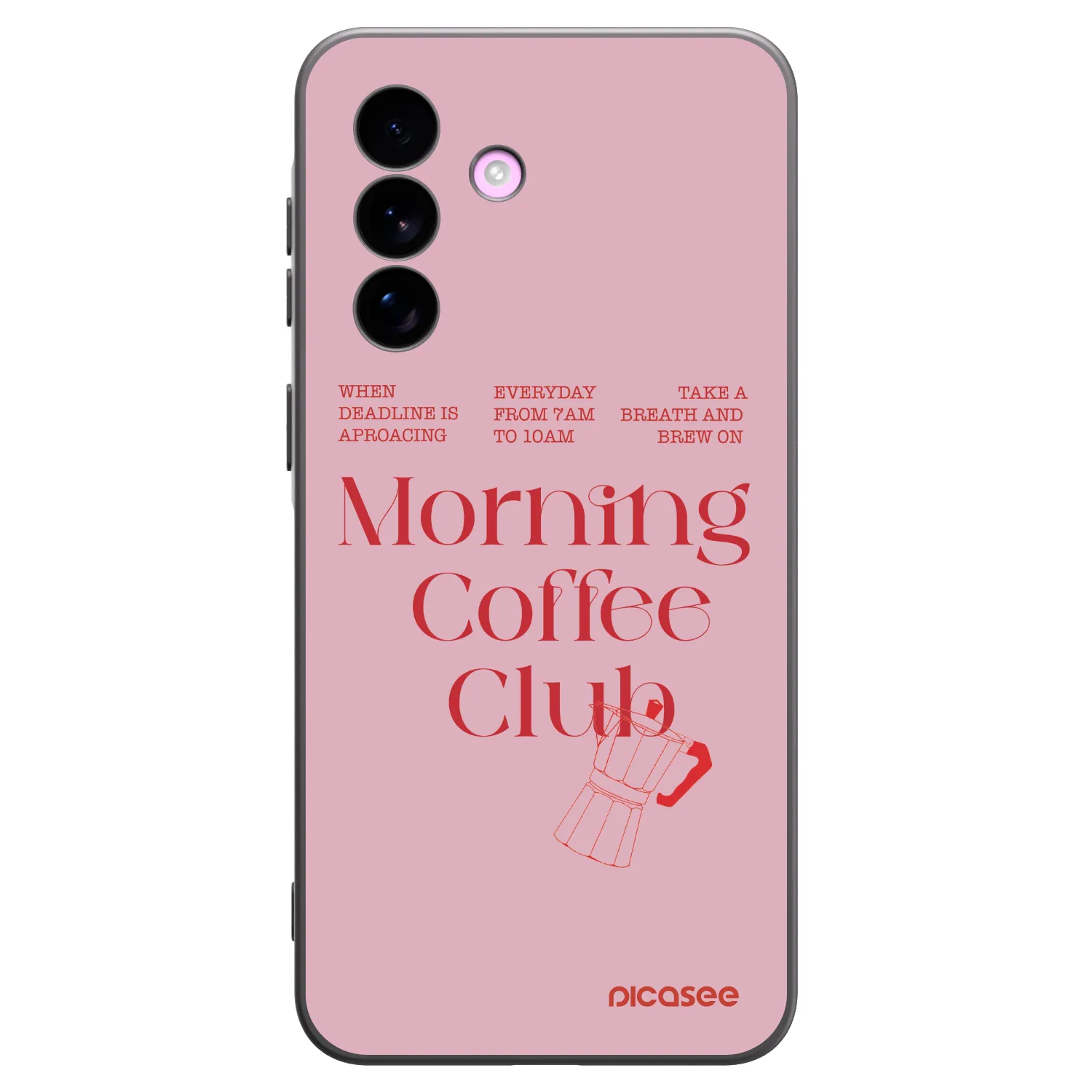 Picasee silikonový černý obal pro Samsung Galaxy A57 5G - Morning