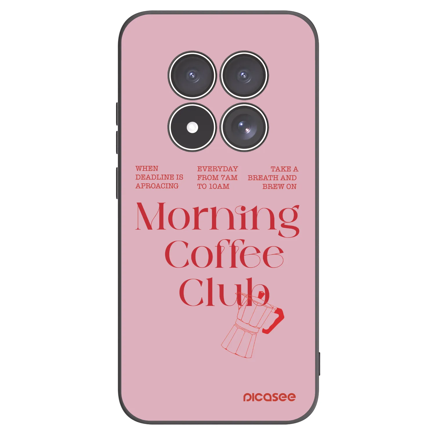 Picasee silikonový černý obal pro Xiaomi Redmi Note 15 Pro 5G - Morning