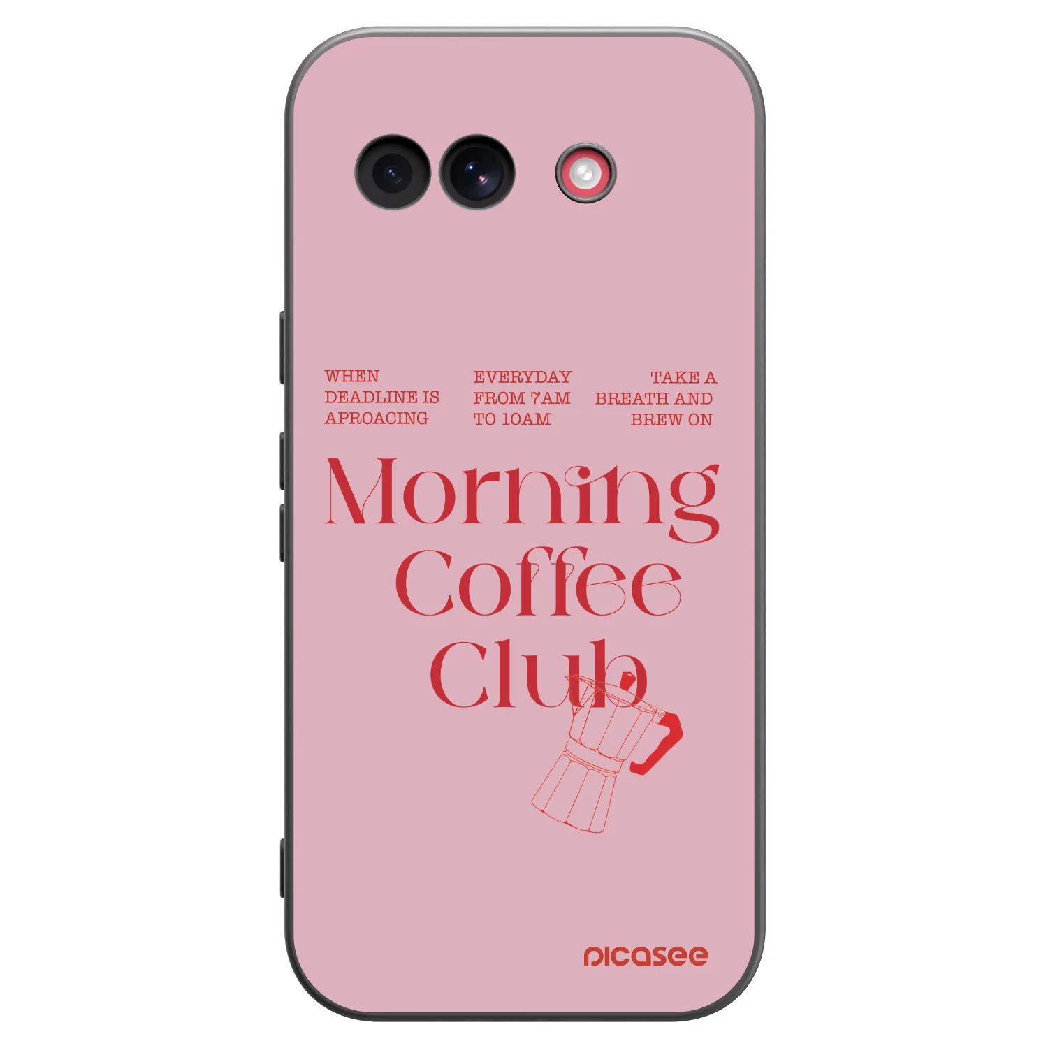Picasee silikonový černý obal pro Google Pixel 10a - Morning