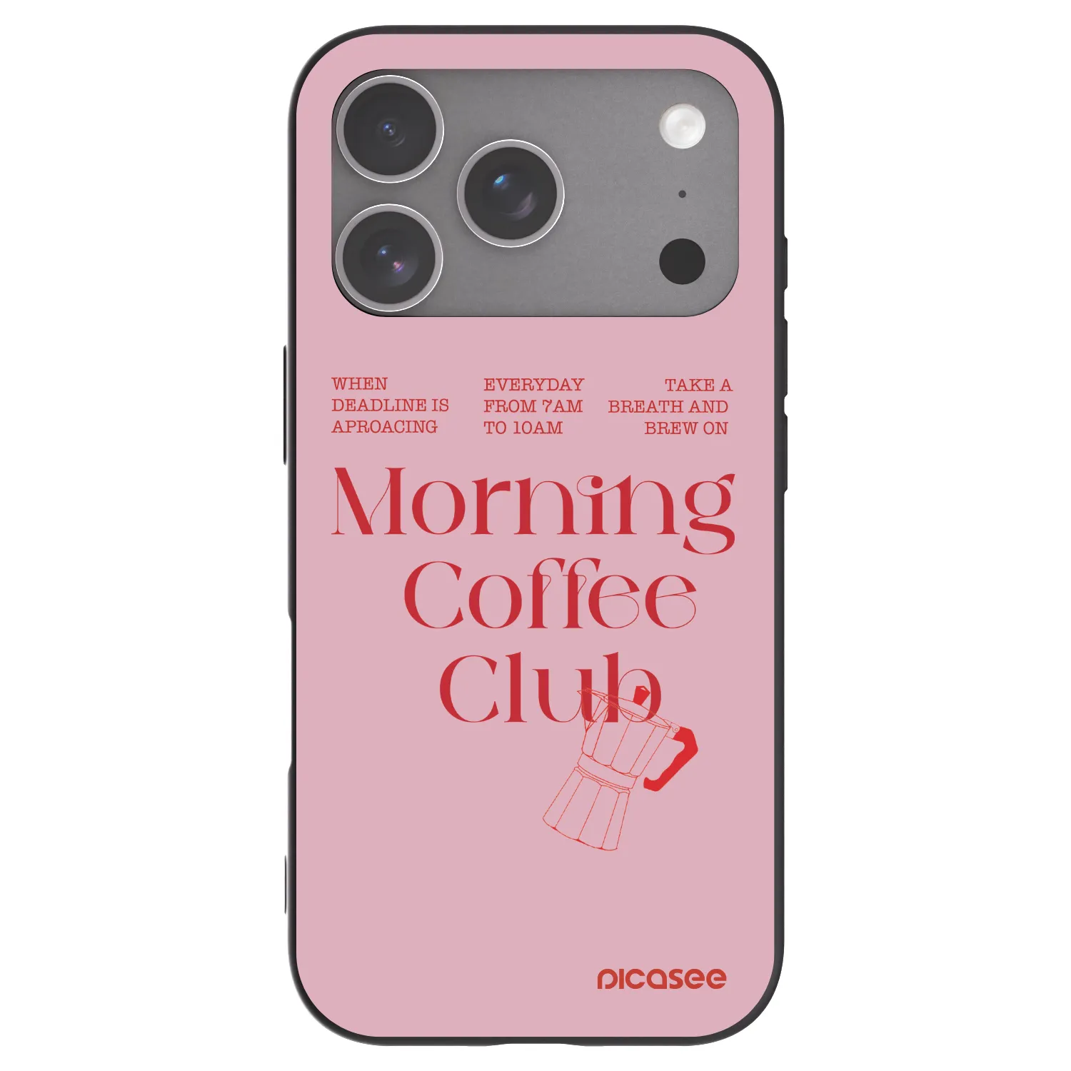 Picasee silikonový černý obal pro Apple iPhone 18 Pro - Morning