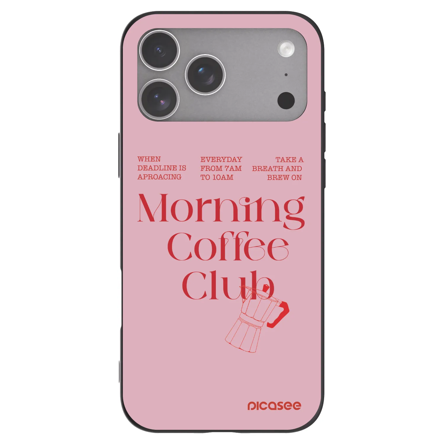Picasee silikonový černý obal pro Apple iPhone 18 Pro Max - Morning