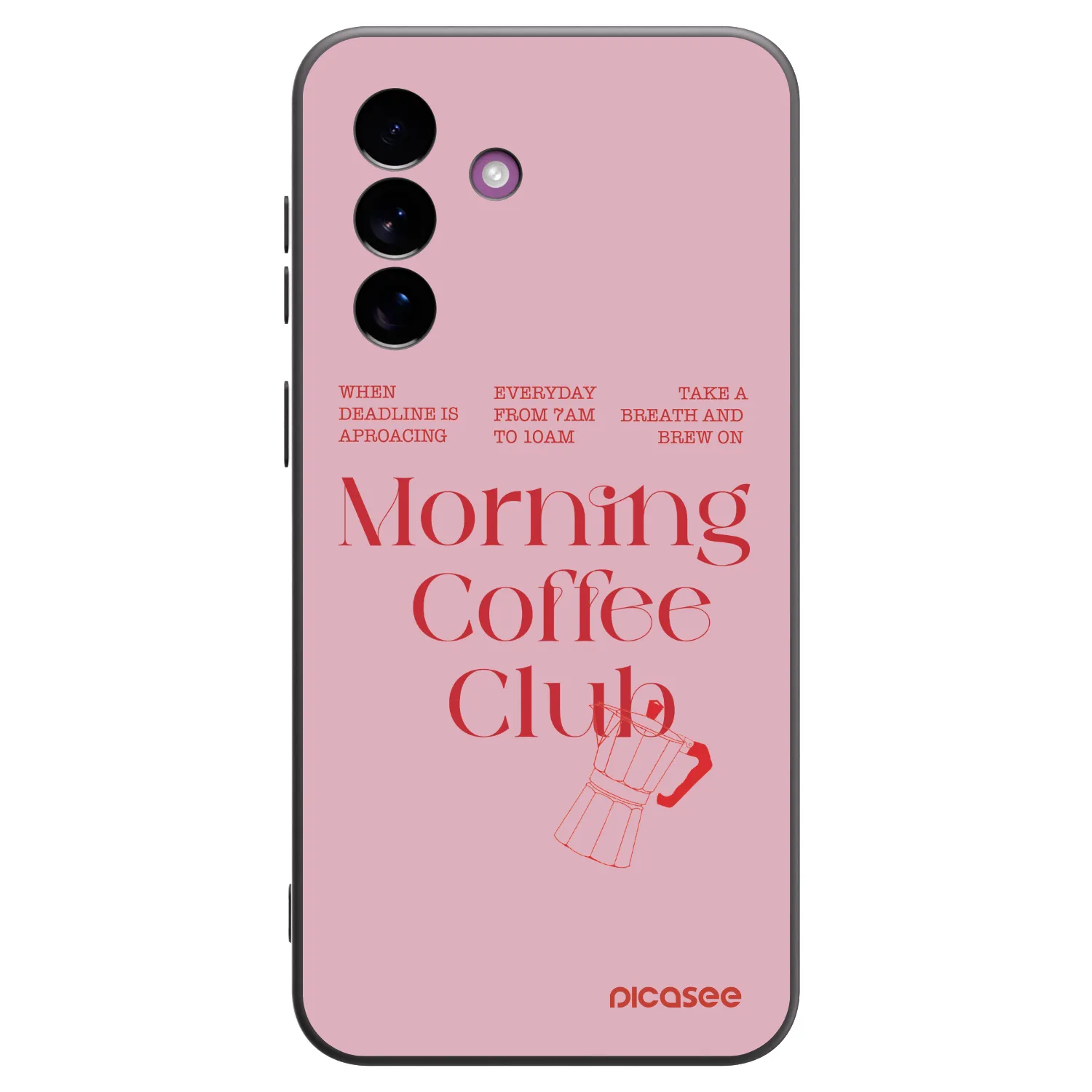 Picasee silikonový černý obal pro Samsung Galaxy A37 - Morning