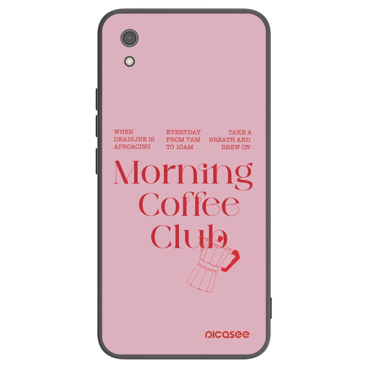Picasee silikonový černý obal pro Xiaomi Redmi 7A - Morning