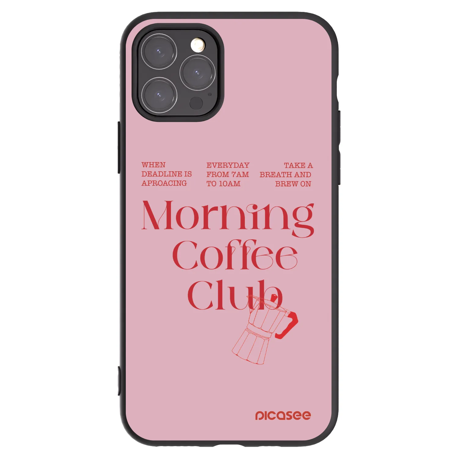 Picasee silikonový černý obal pro Apple iPhone 11 Pro - Morning