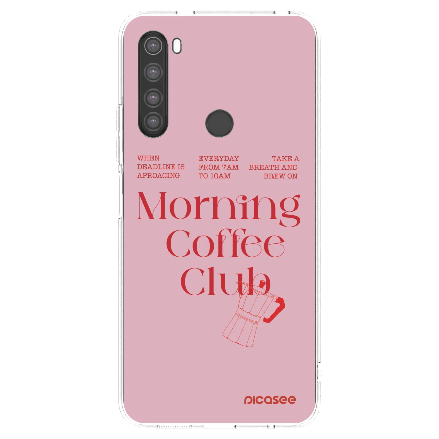 Picasee silikonový průhledný obal pro Xiaomi Redmi Note 8 - Morning
