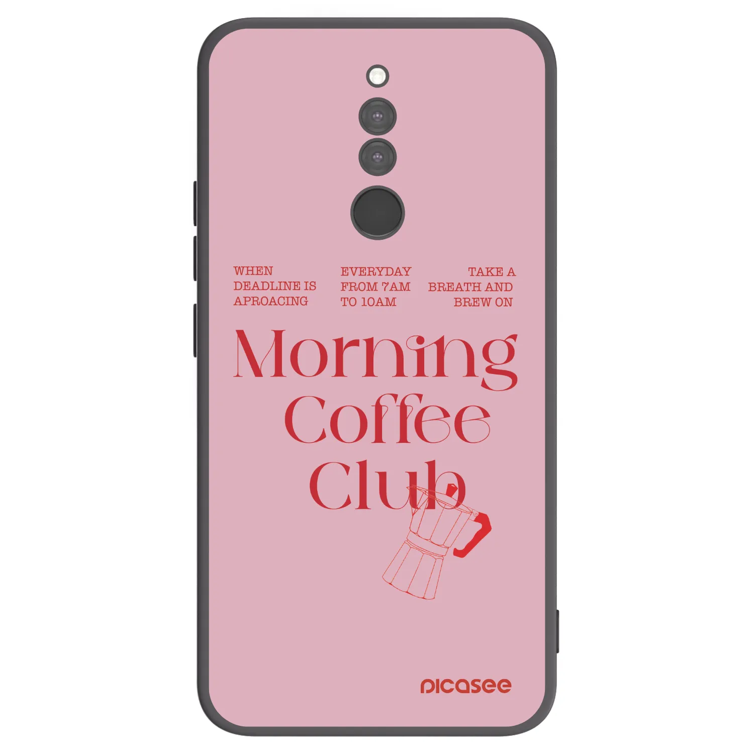 Picasee silikonový černý obal pro Xiaomi Redmi 8 - Morning
