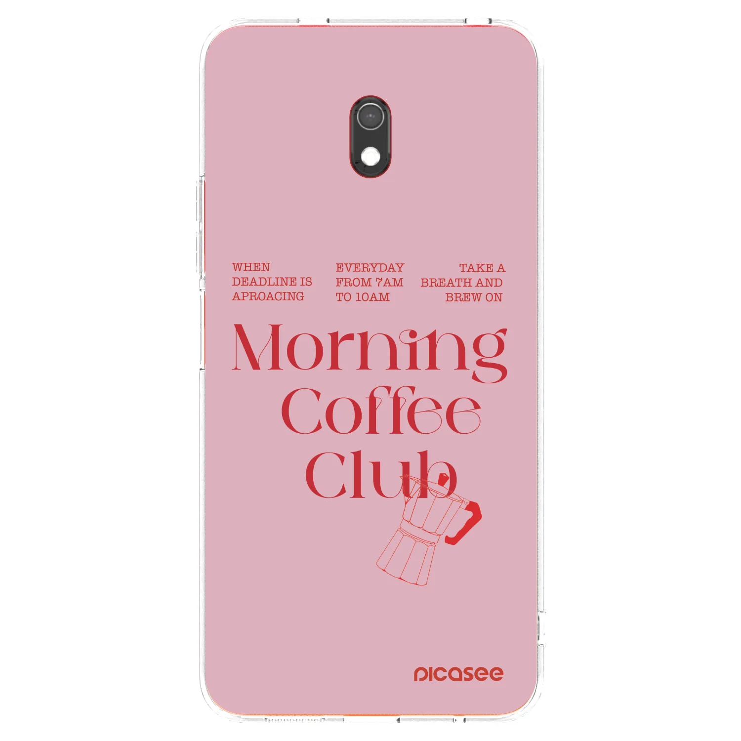 Picasee silikonový průhledný obal pro Xiaomi Redmi 8A - Morning