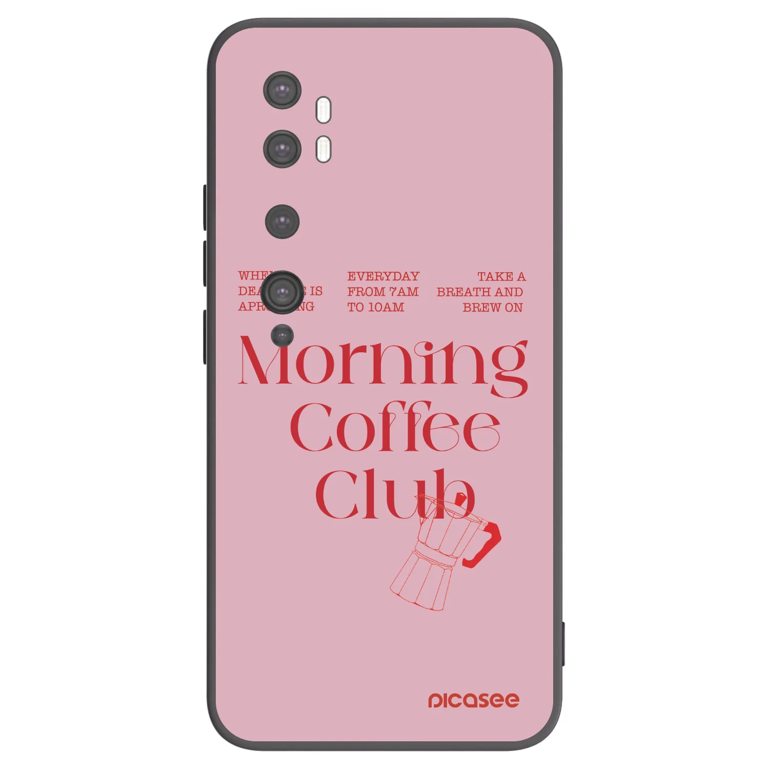 Picasee silikonový černý obal pro Xiaomi Mi Note 10 (Pro) - Morning