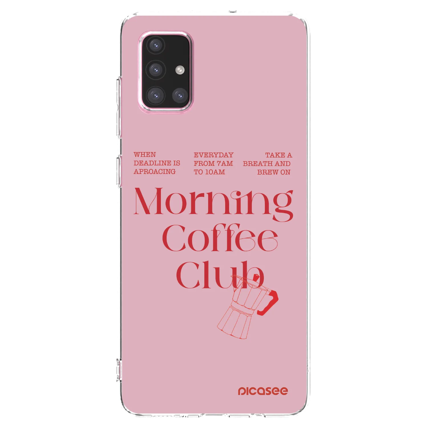 Picasee silikonový průhledný obal pro Samsung Galaxy A71 A715F - Morning