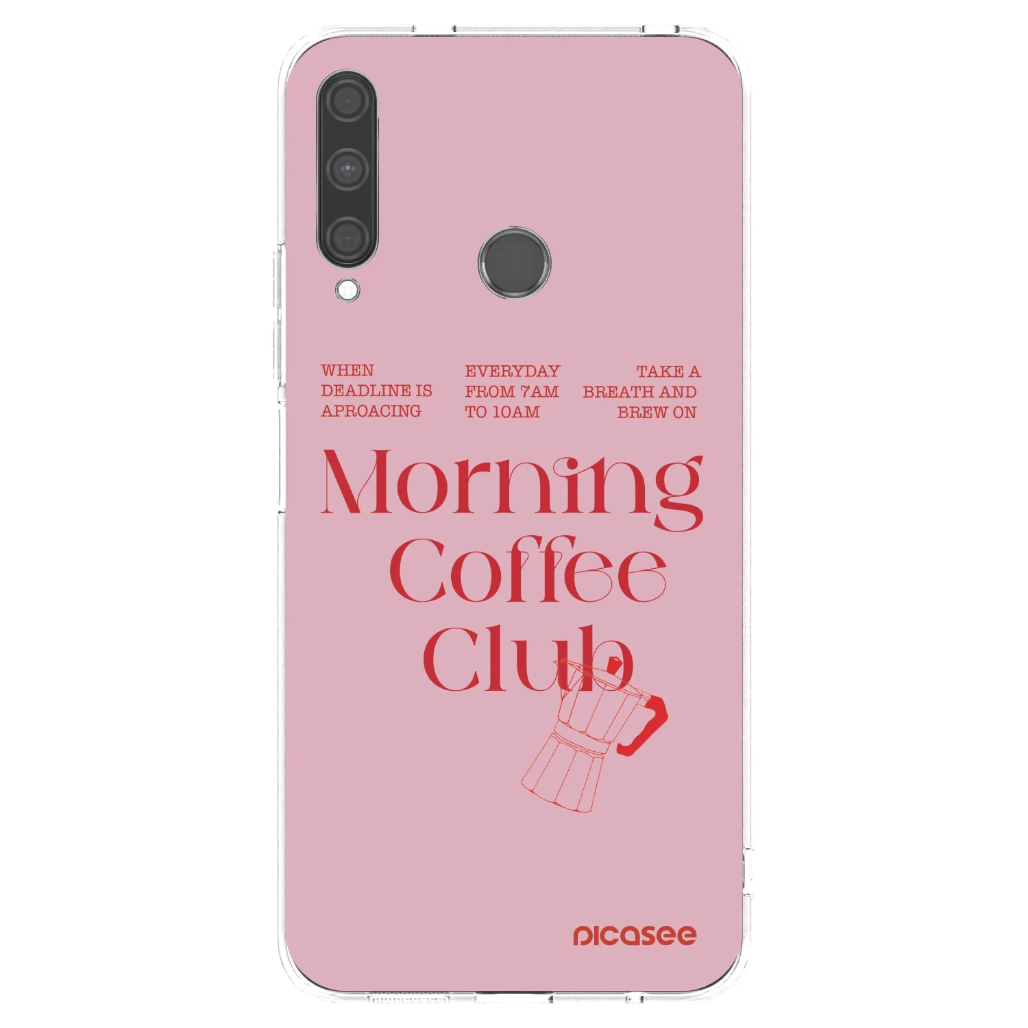 Picasee silikonový průhledný obal pro Huawei P40 Lite E - Morning