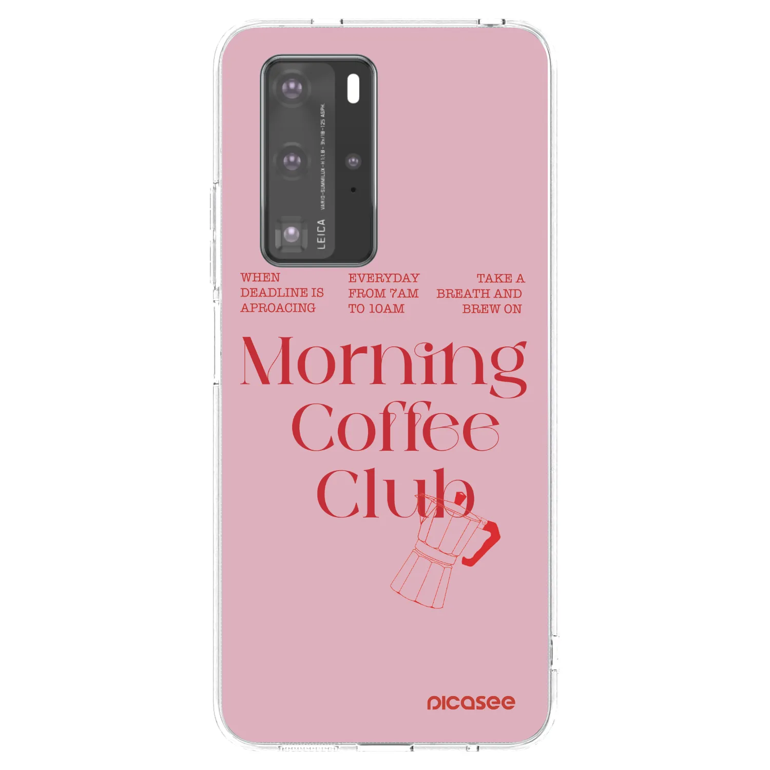 Picasee silikonový průhledný obal pro Huawei P40 Pro - Morning