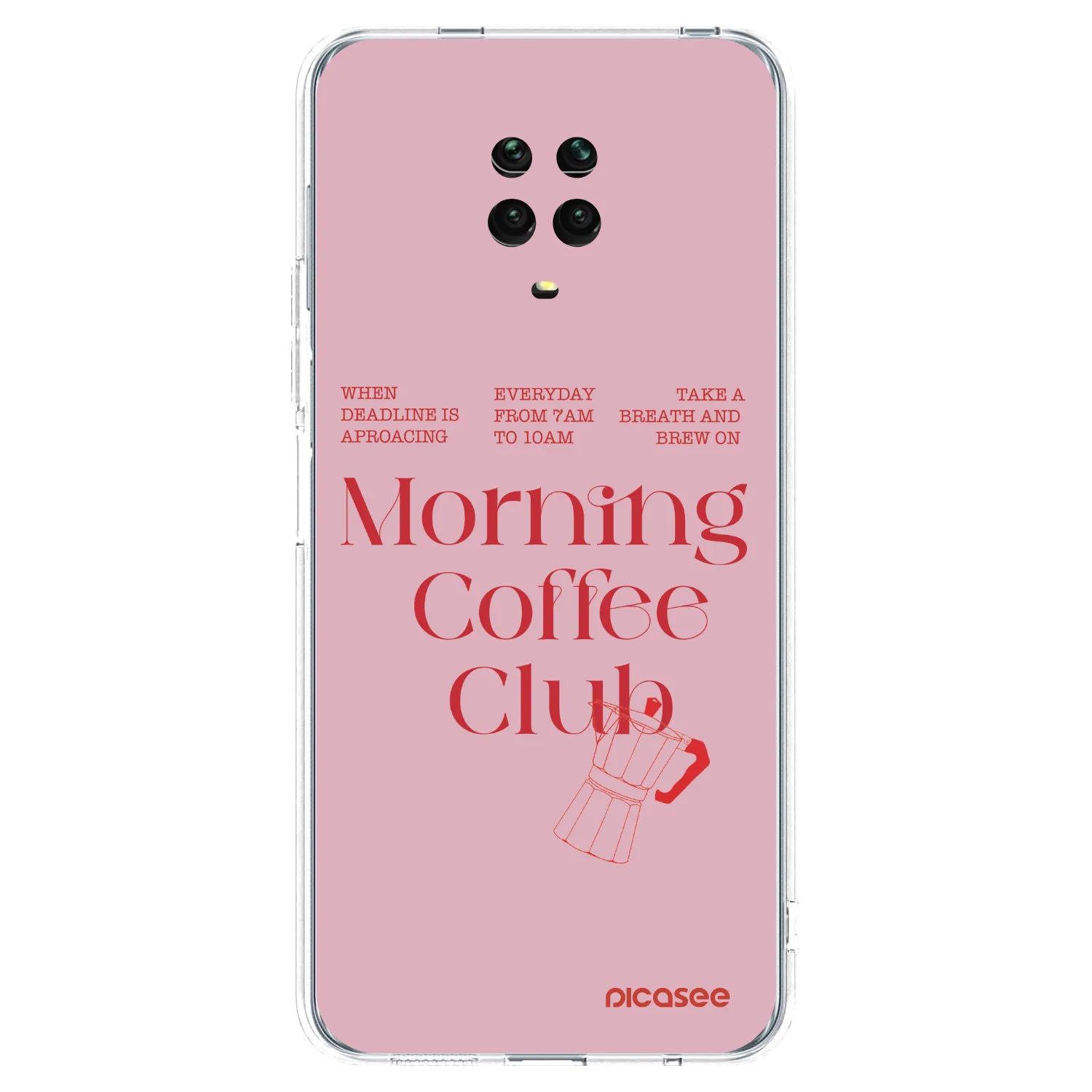 Picasee silikonový průhledný obal pro Xiaomi Redmi Note 9 Pro - Morning
